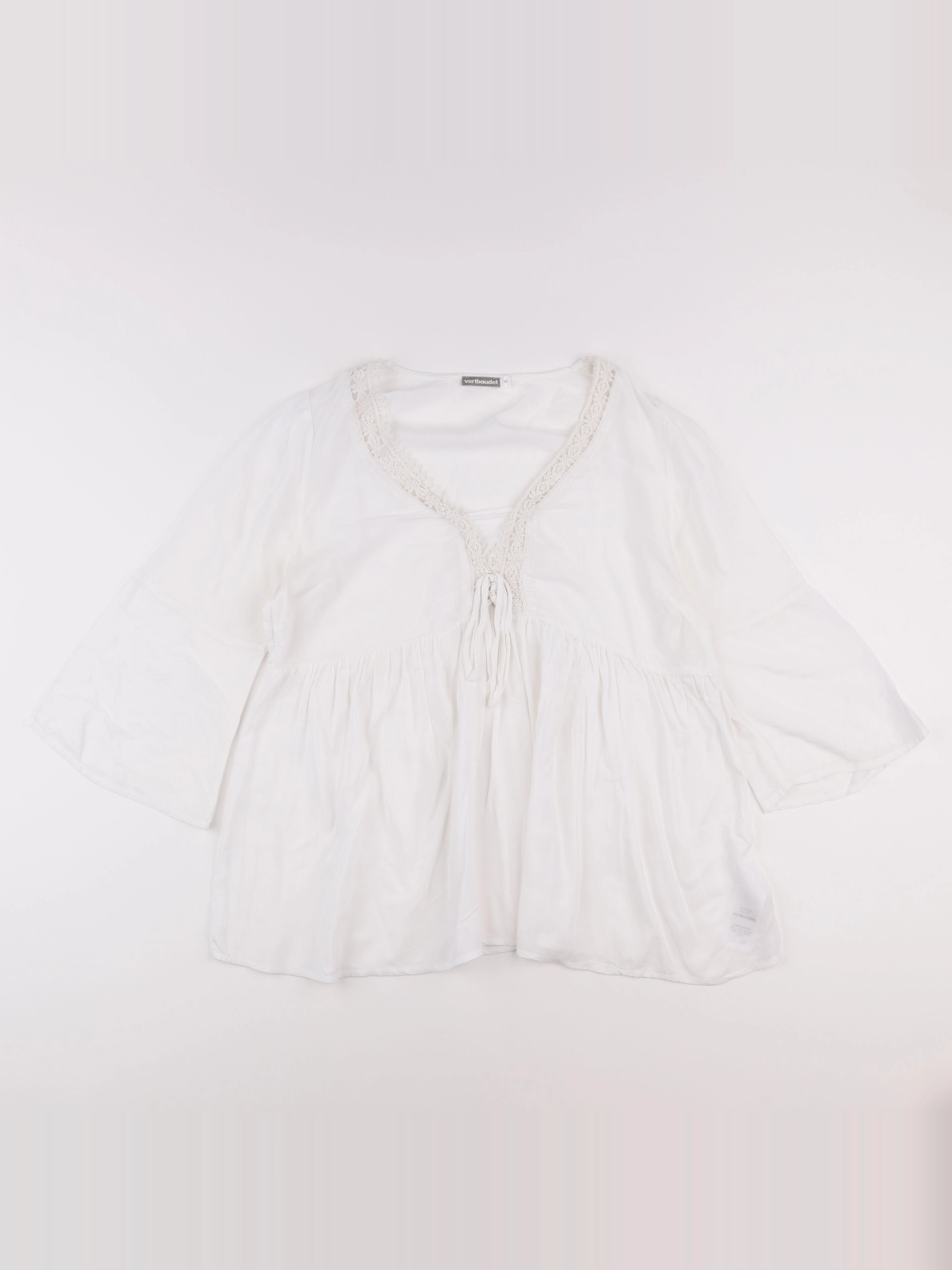 Vertbaudet - blouse grossesse beige - 40