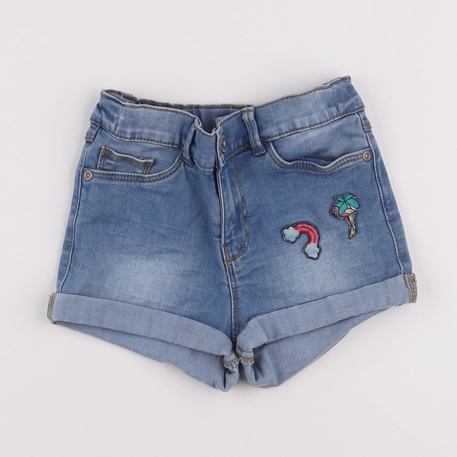 Vertbaudet - short bleu - 4 ans