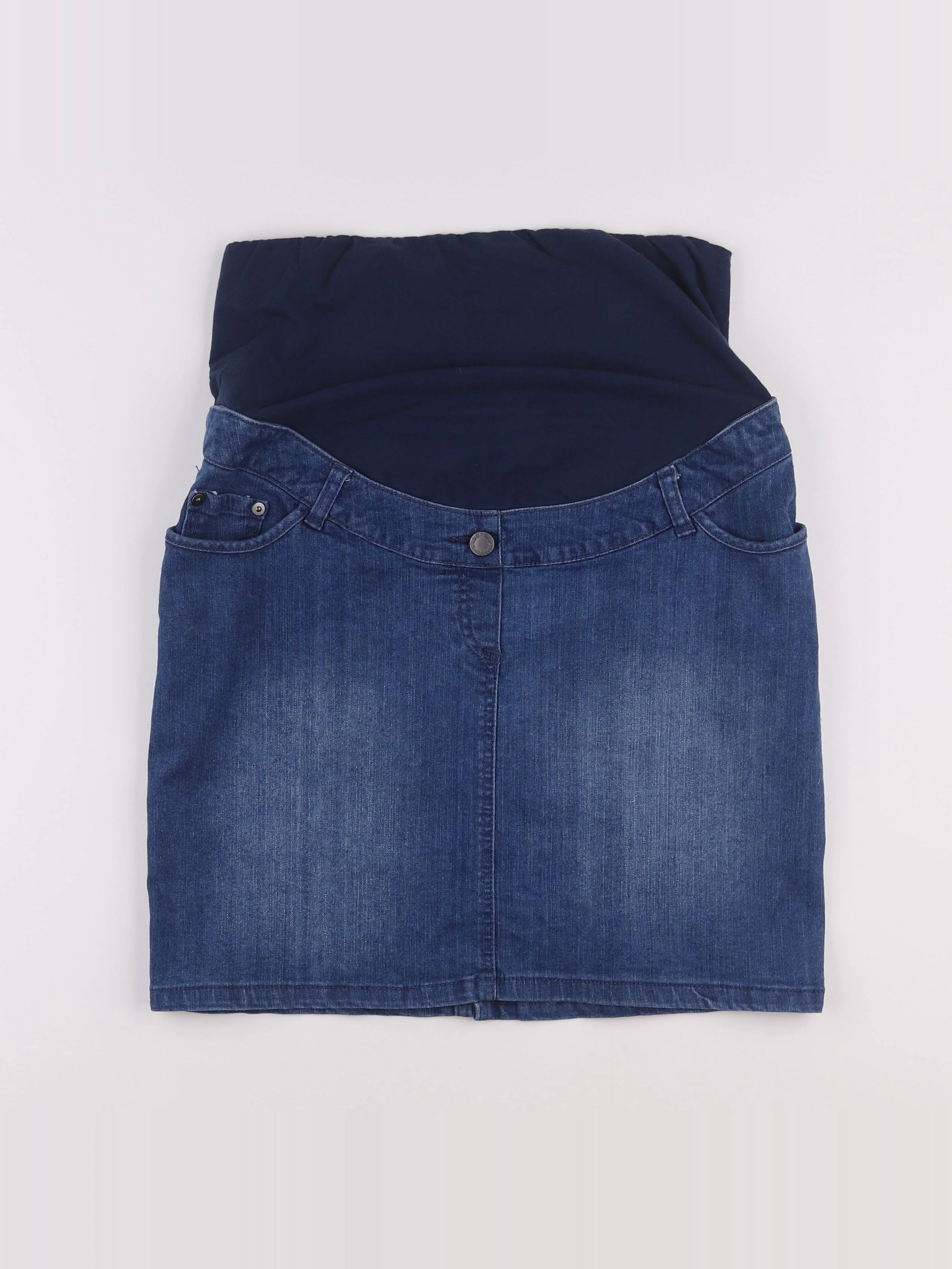 Vertbaudet - jupe grossesse bleu - 40