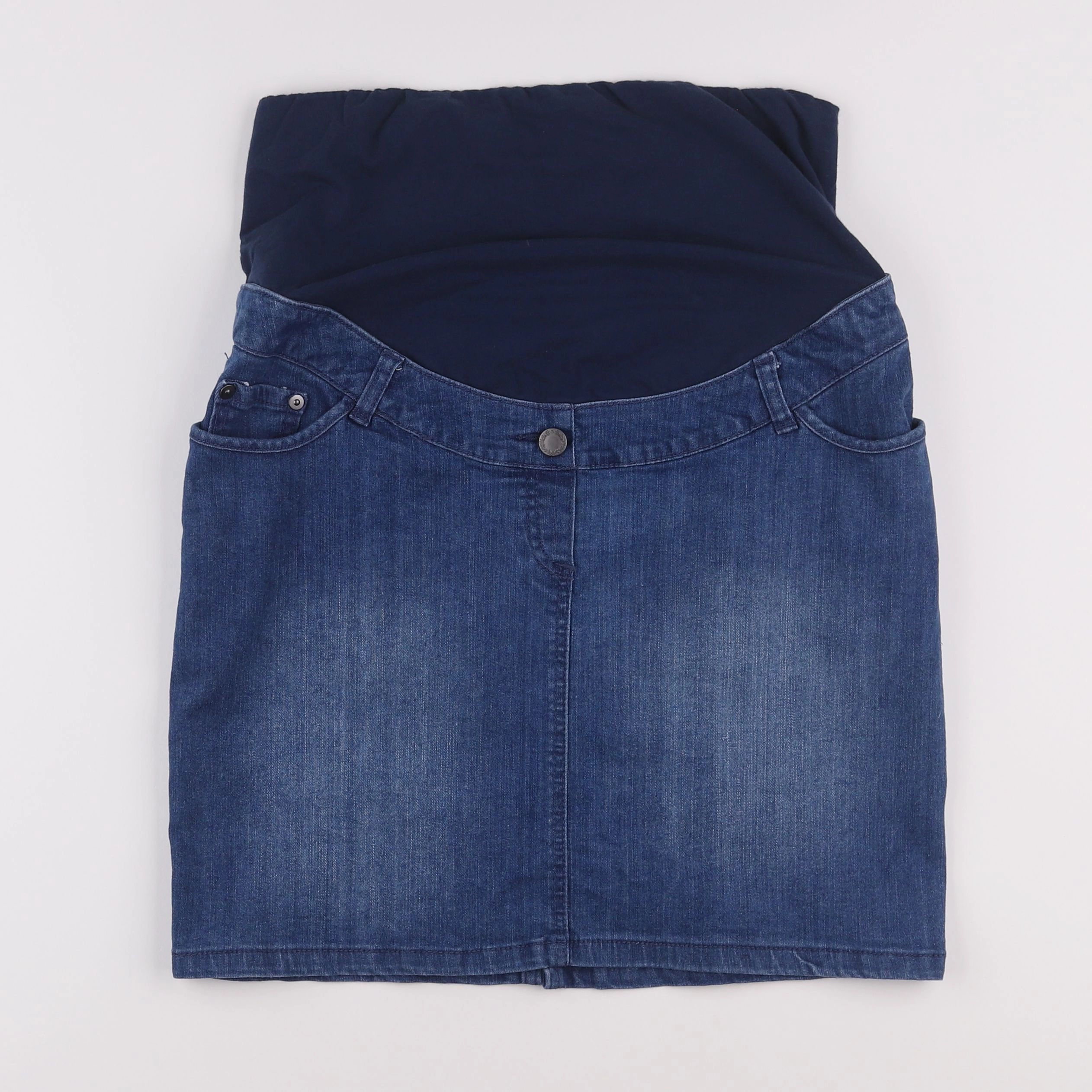 Vertbaudet - jupe grossesse bleu - 40