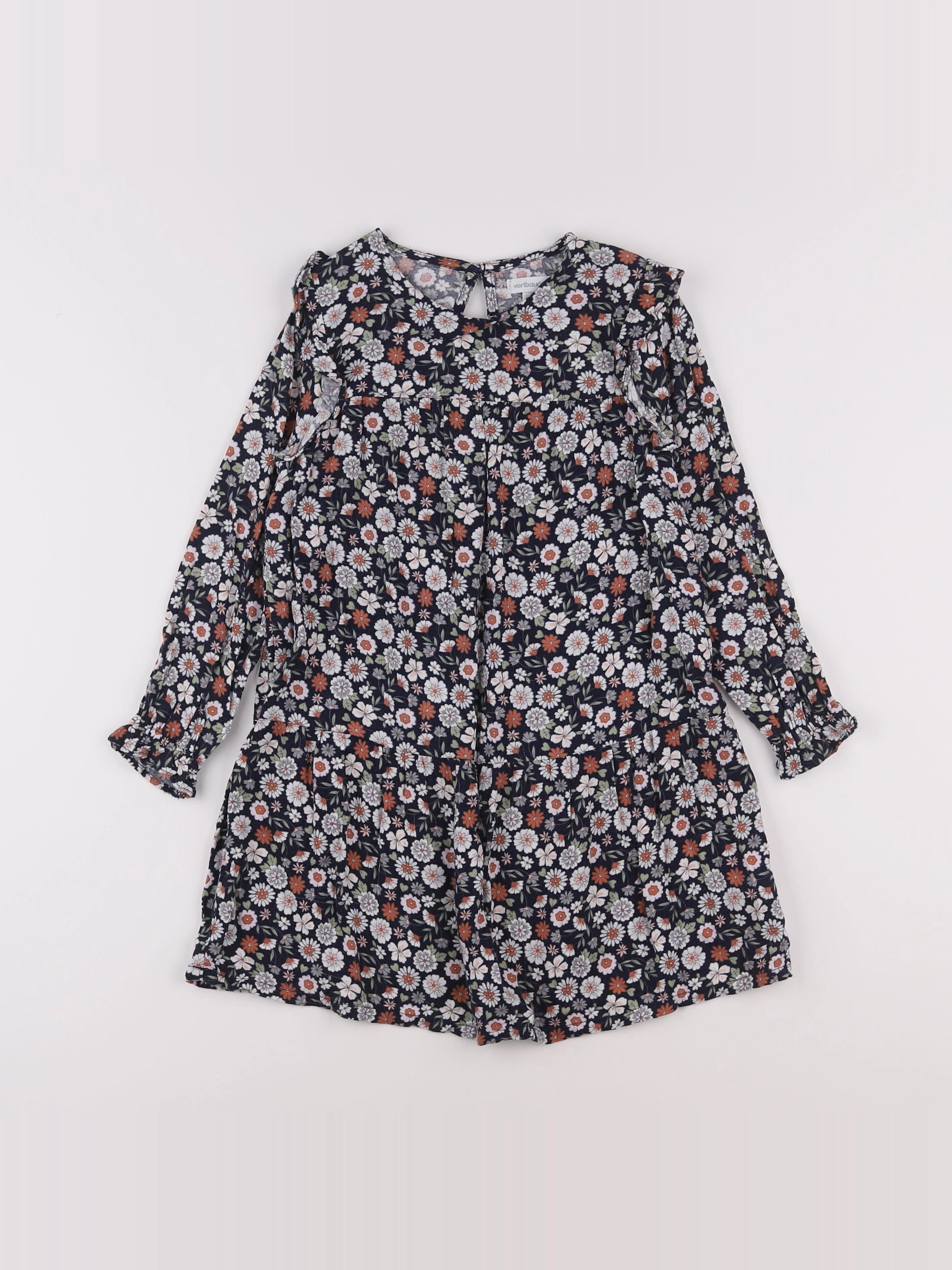 Vertbaudet - robe multicolore - 5 ans
