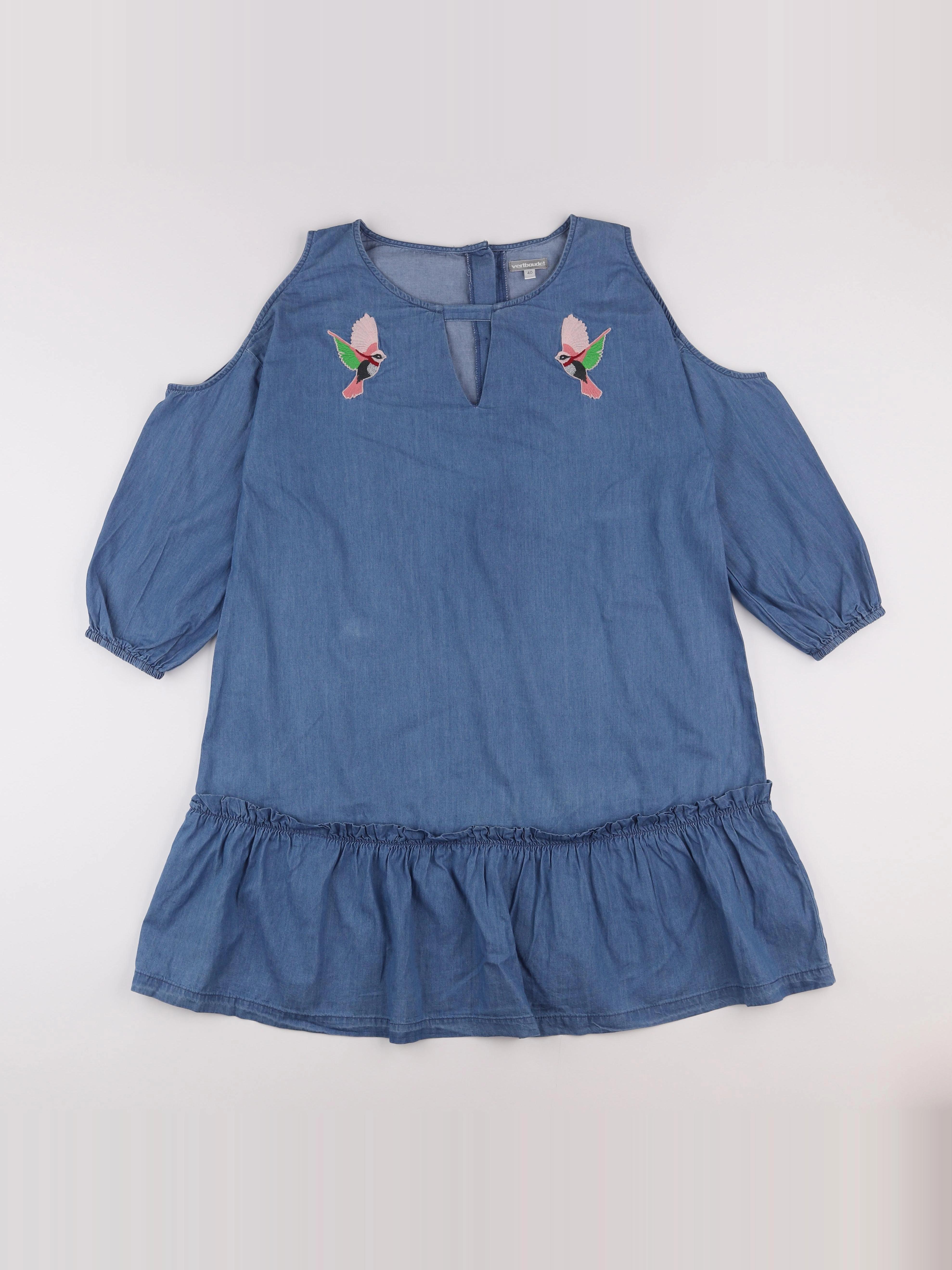 Vertbaudet - robe grossesse bleu - 40