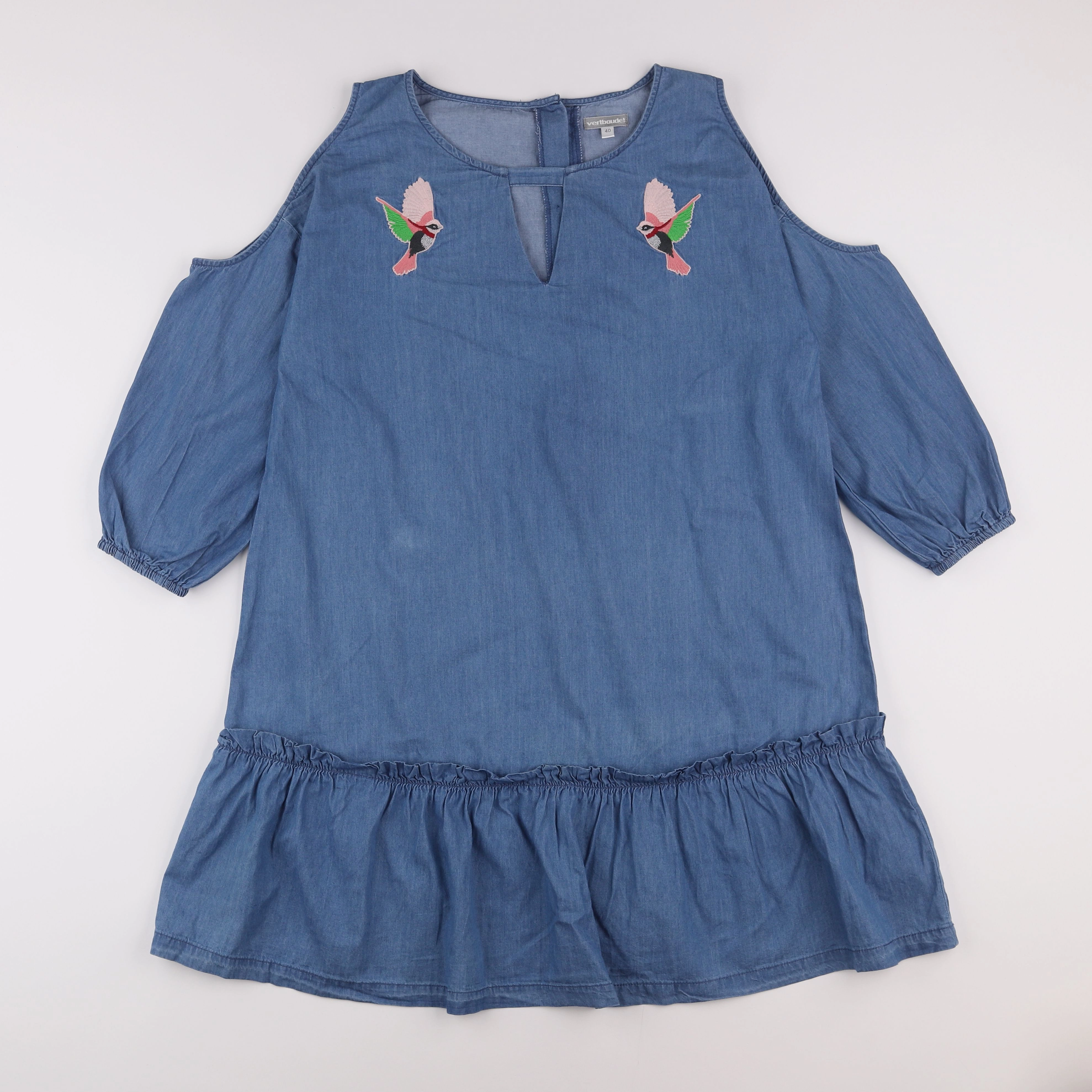 Vertbaudet - robe grossesse bleu - 40