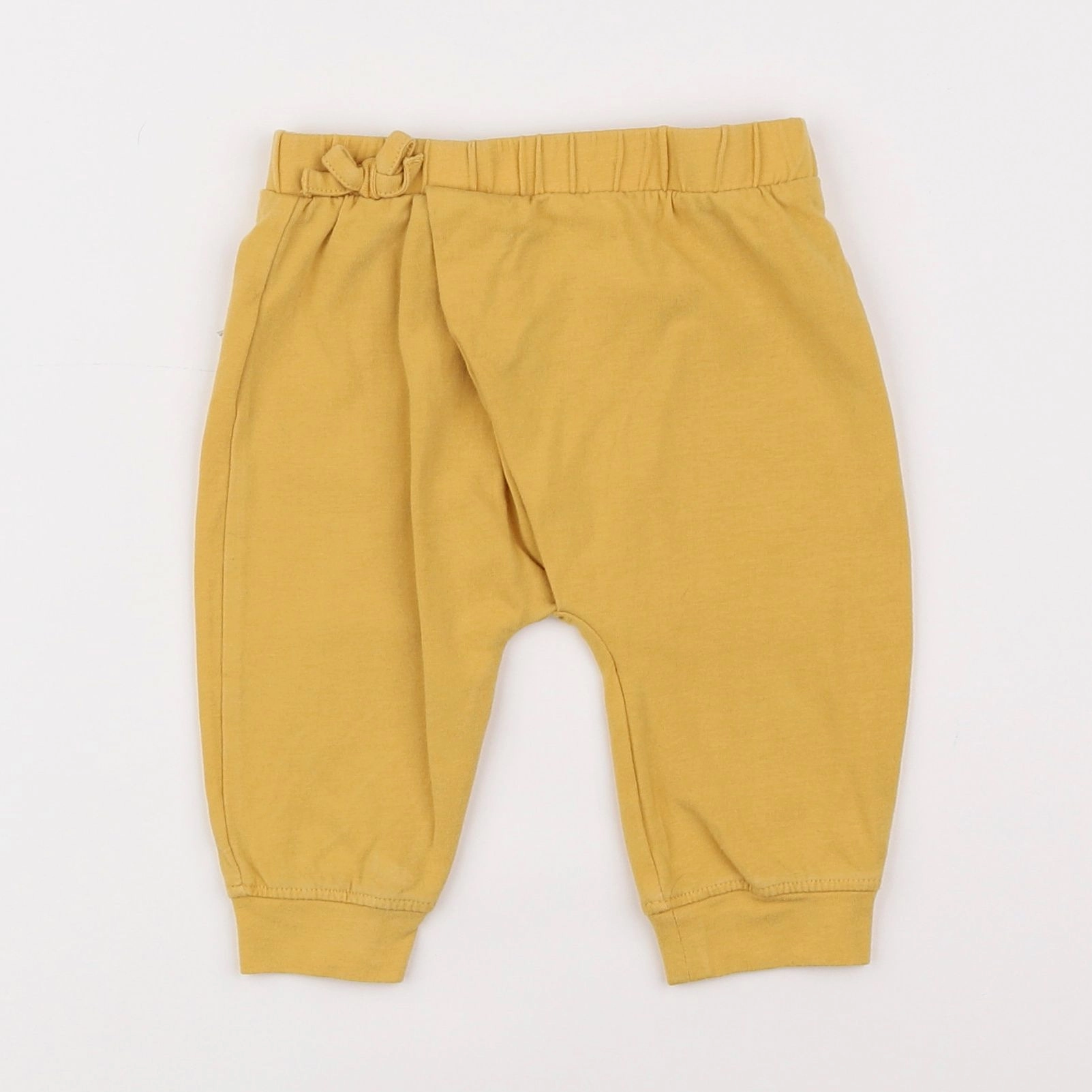 Vertbaudet - pantalon jaune - 6 mois