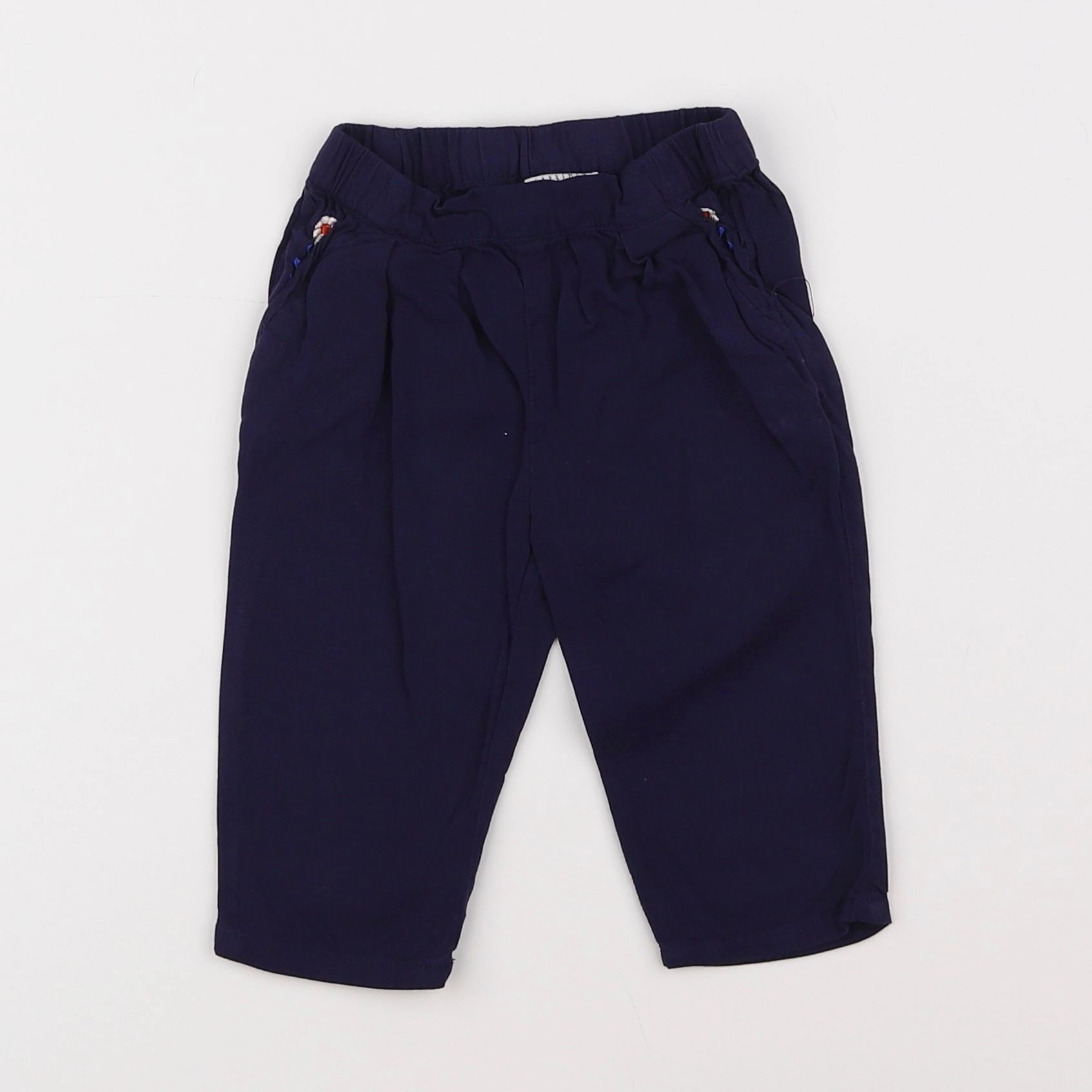 Carrément Beau - pantalon bleu - 6 mois