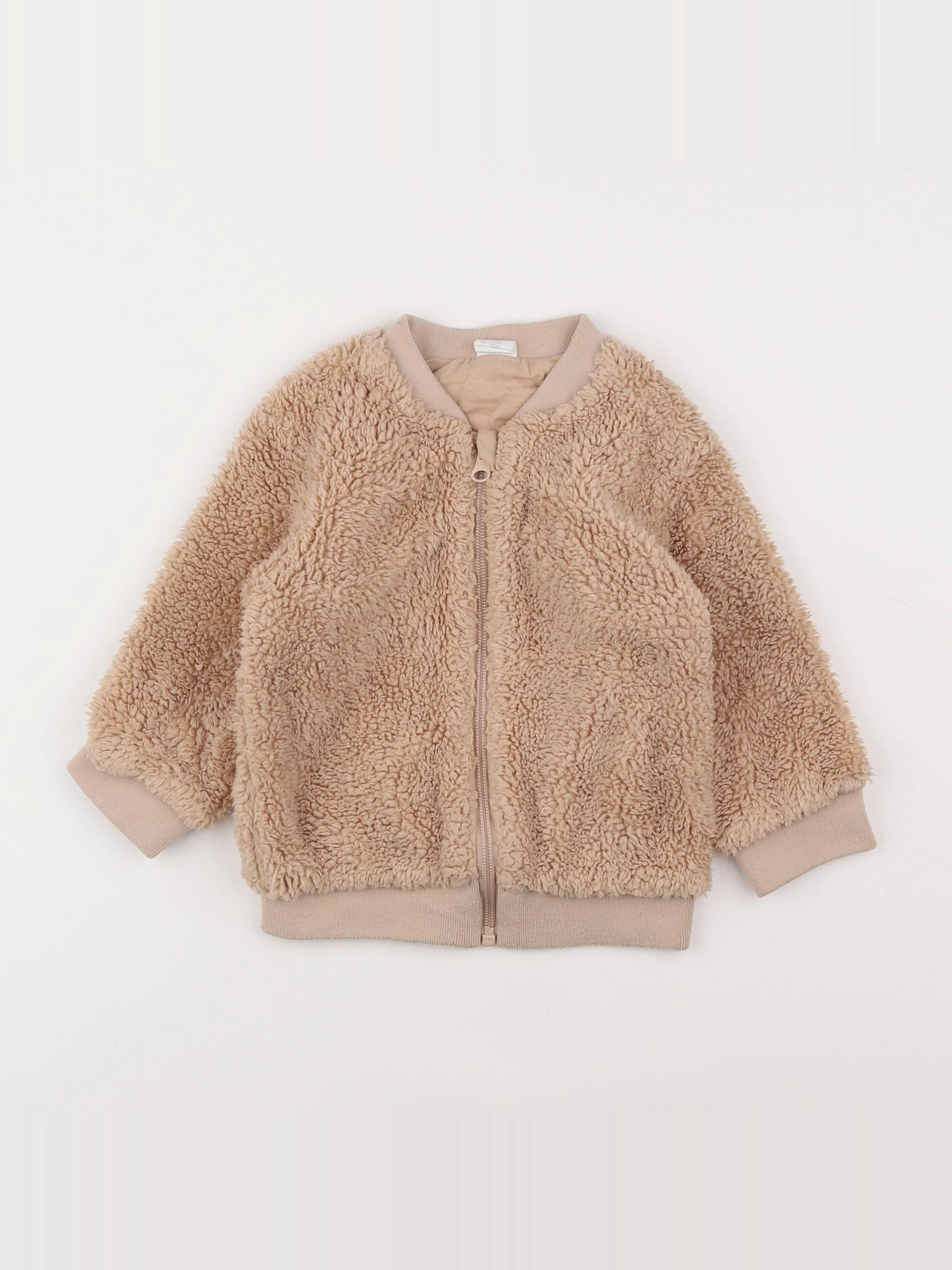 H&M - veste beige - 9/12 mois