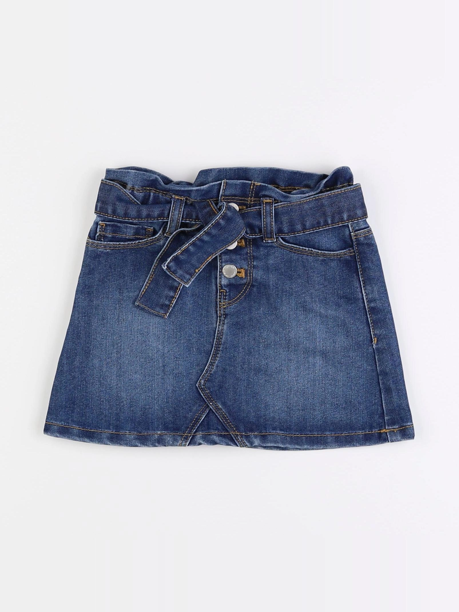 Okaidi - jupe bleu - 4 ans