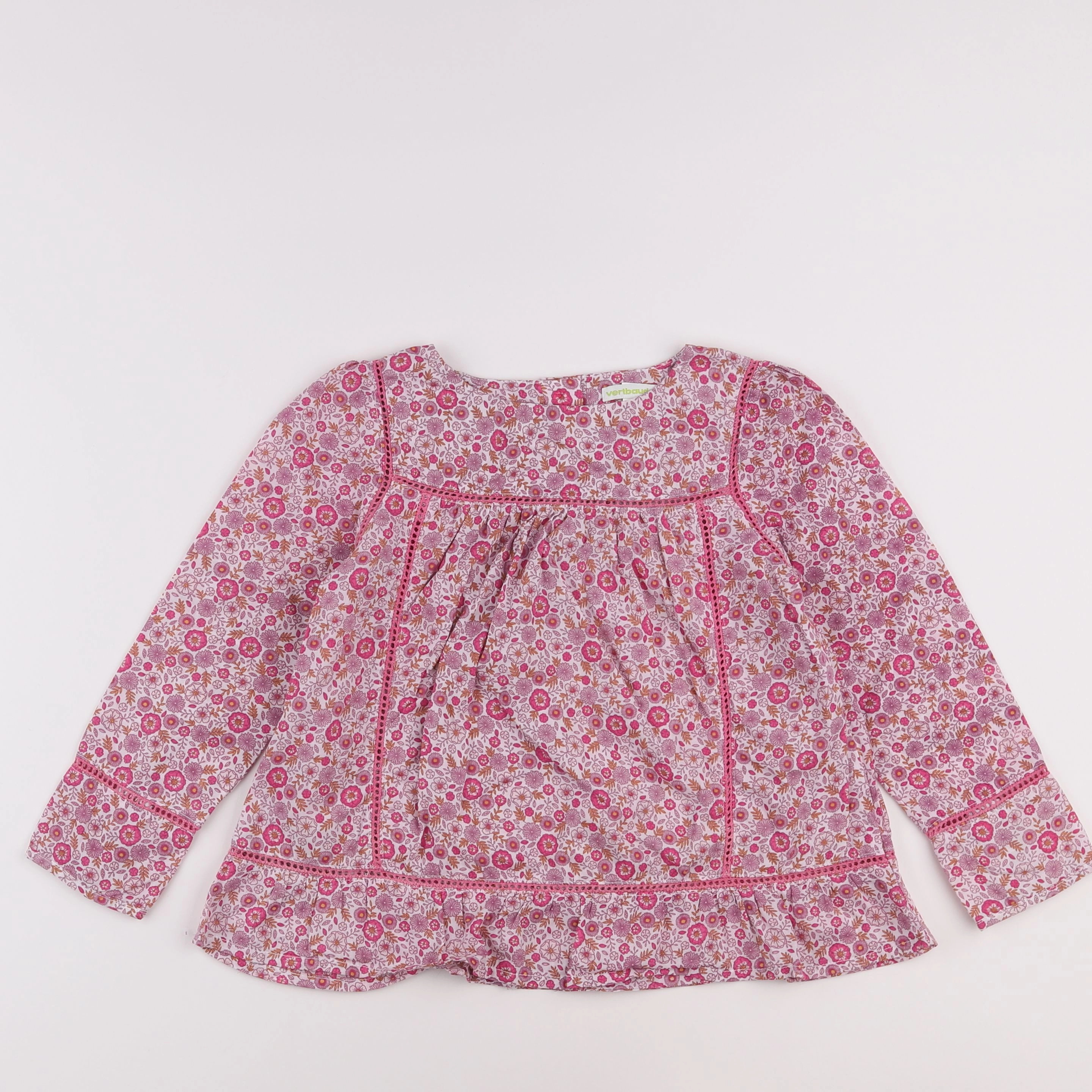 Vertbaudet - blouse rose - 6 ans