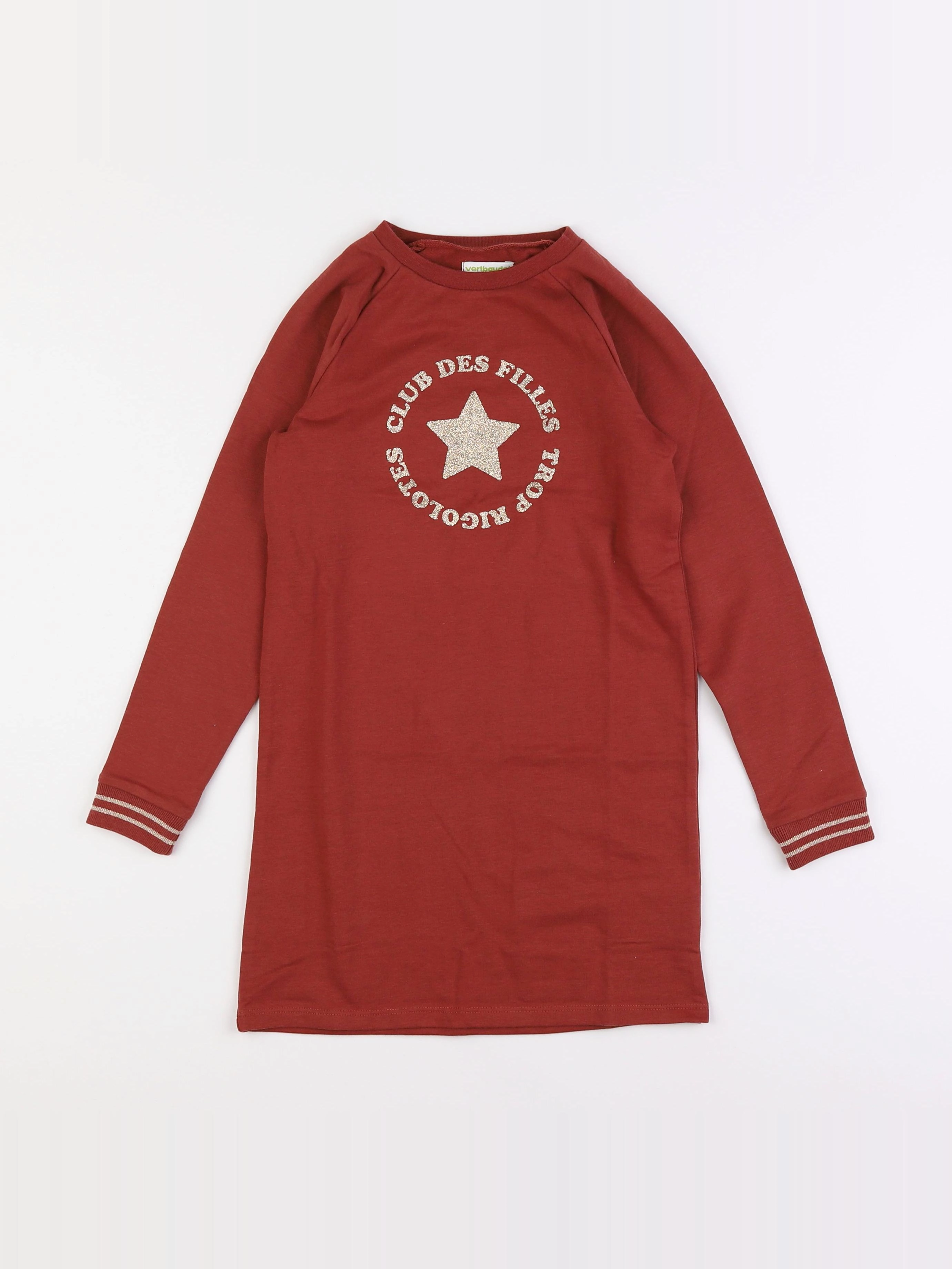 Vertbaudet - robe rose - 8 ans