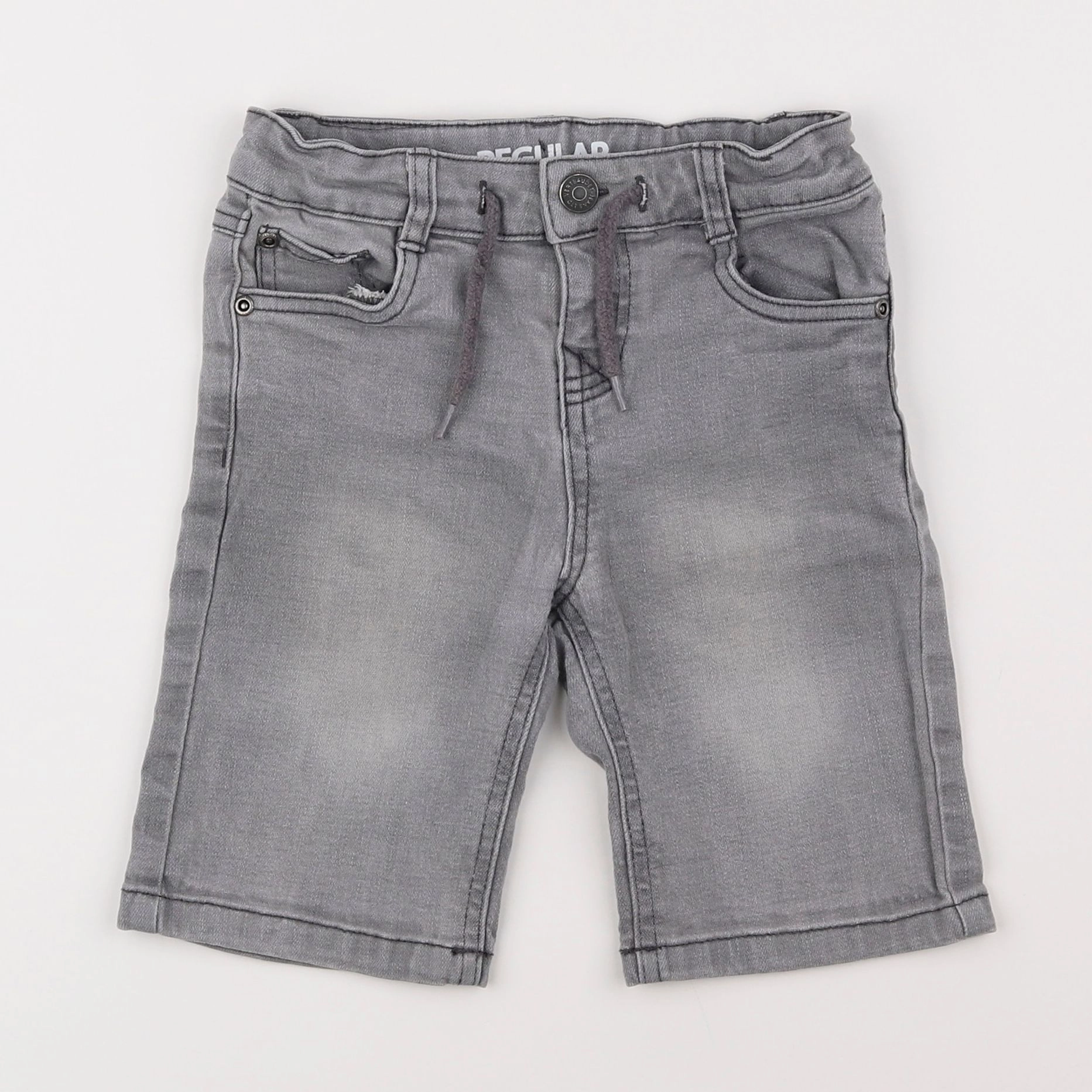 Vertbaudet - short gris - 4 ans