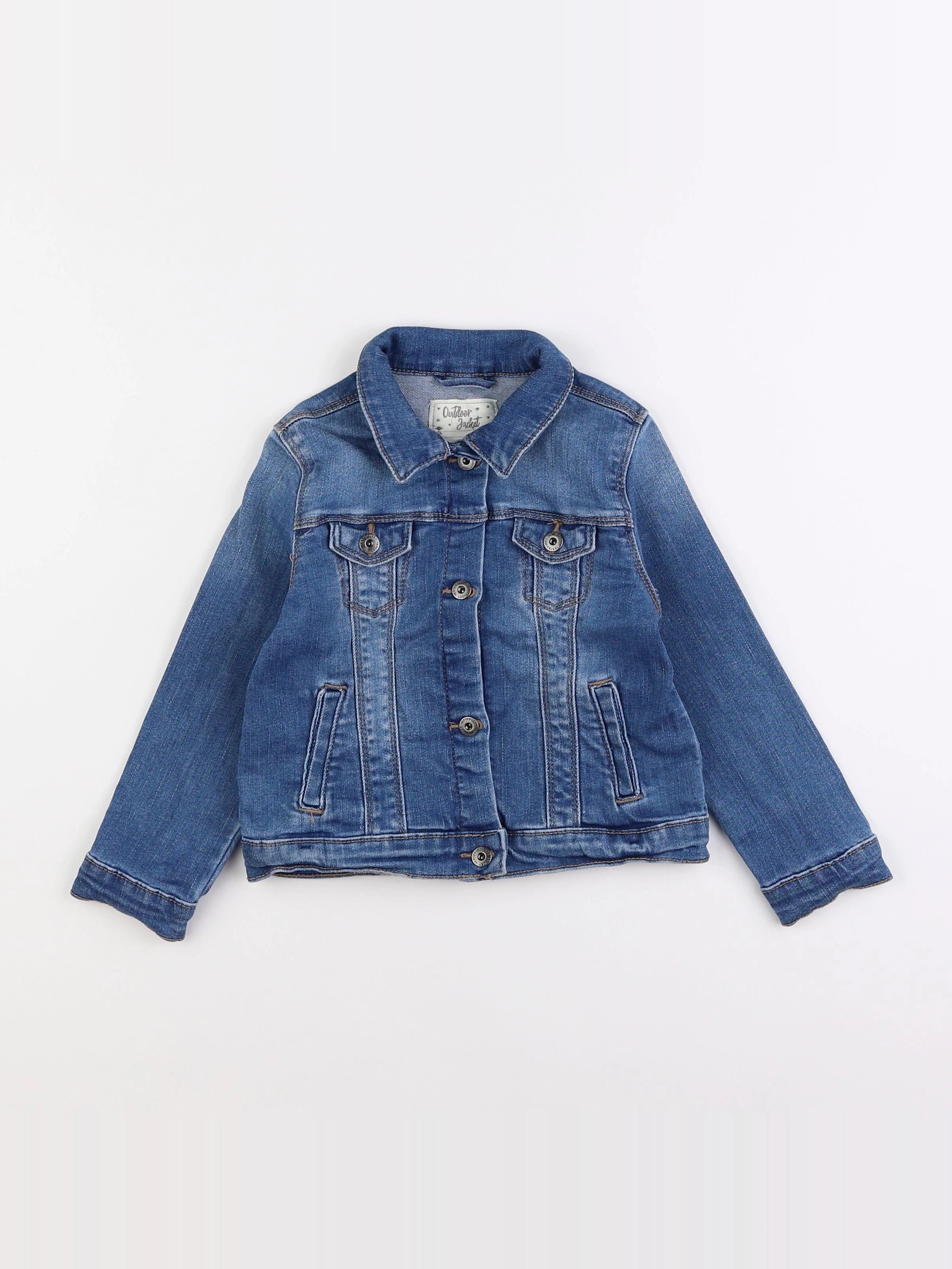 Vertbaudet - veste bleu - 4 ans