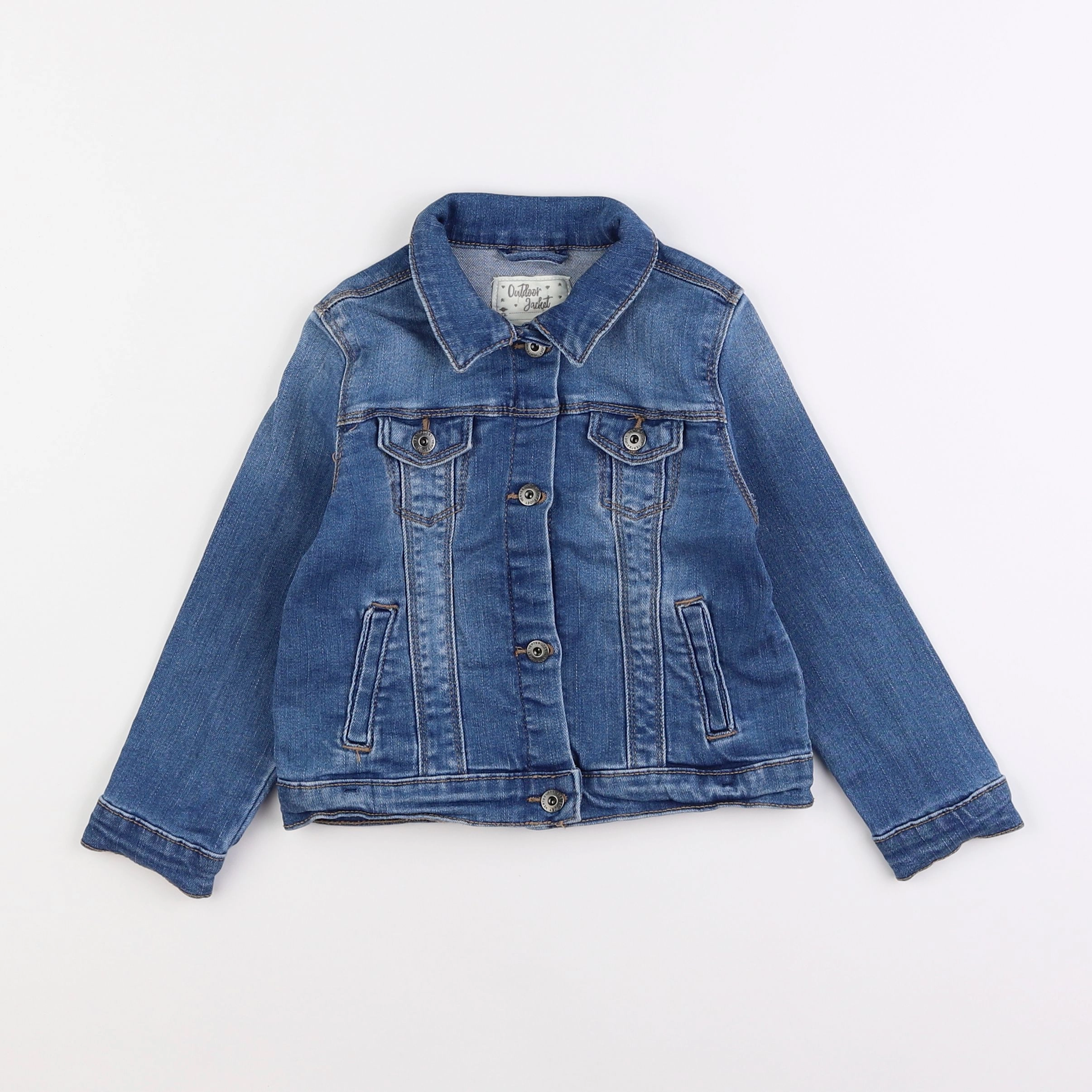 Vertbaudet - veste bleu - 4 ans