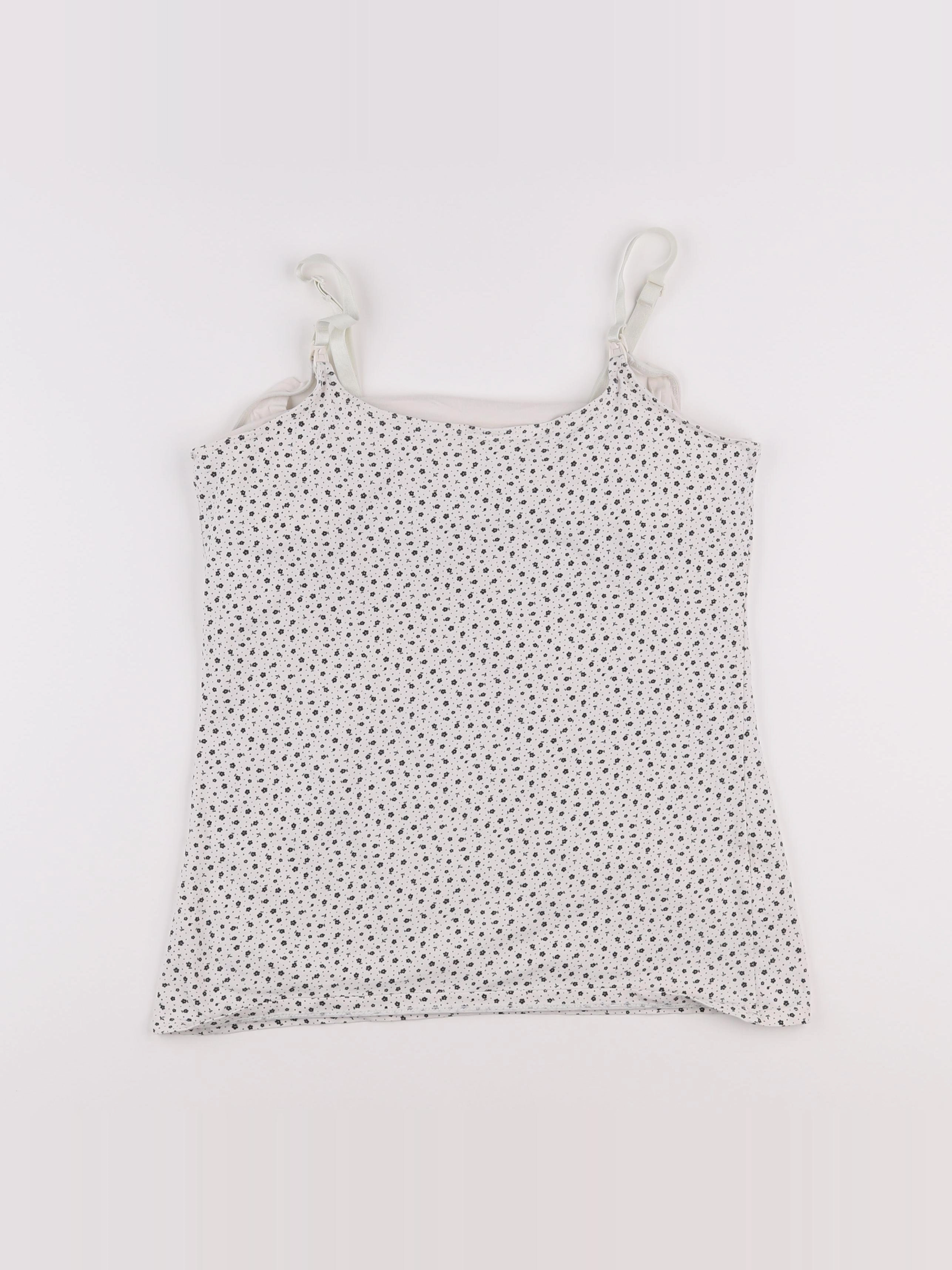 H&M - débardeur allaitement blanc - 34 à 36