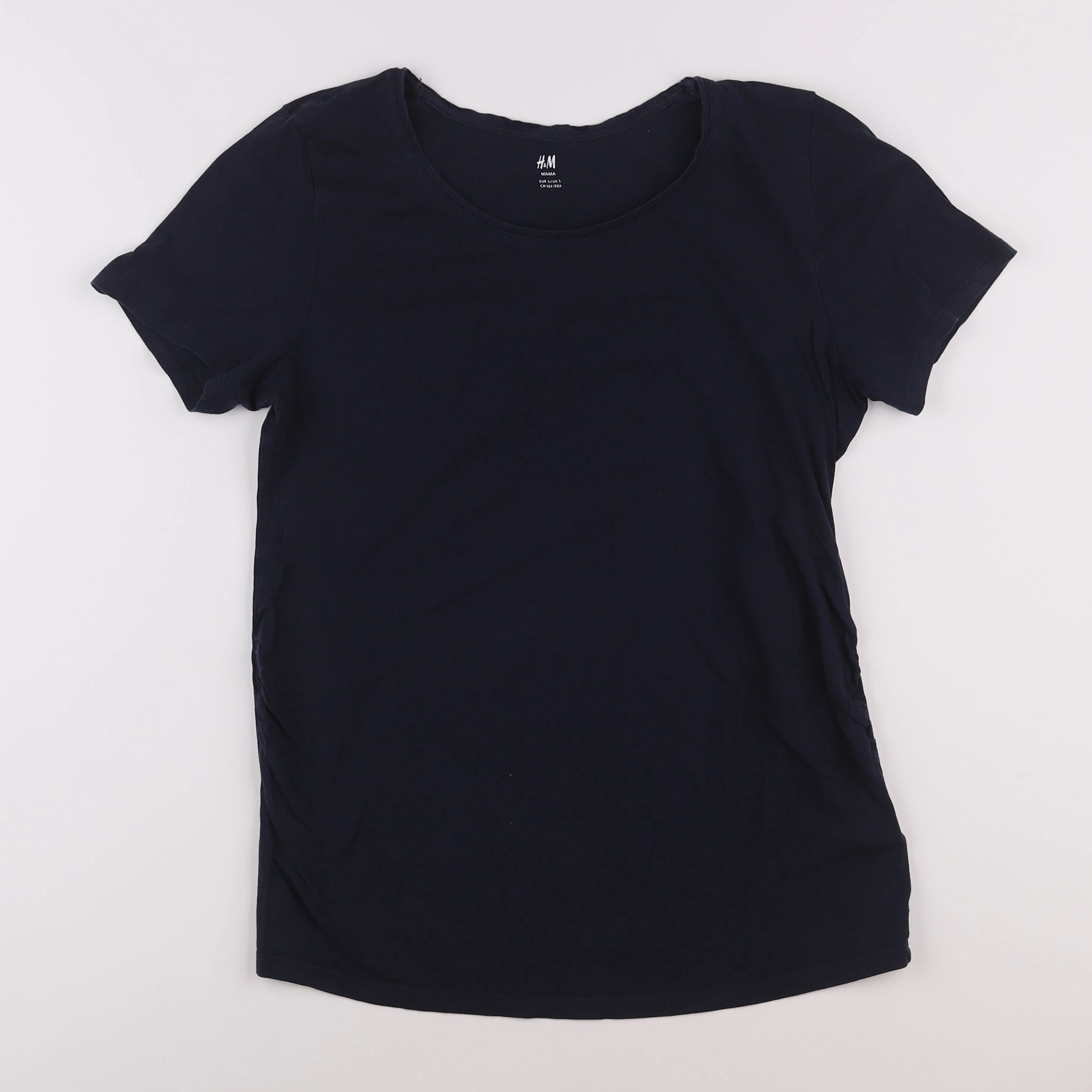 H&M - tee-shirt grossesse bleu - 34 à 36