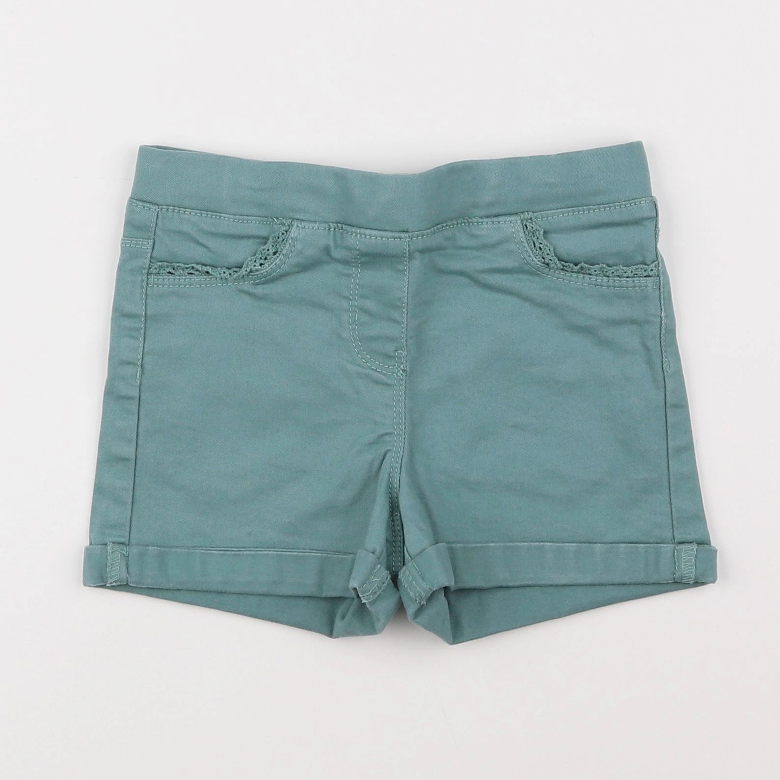 Vertbaudet - short vert - 6 ans