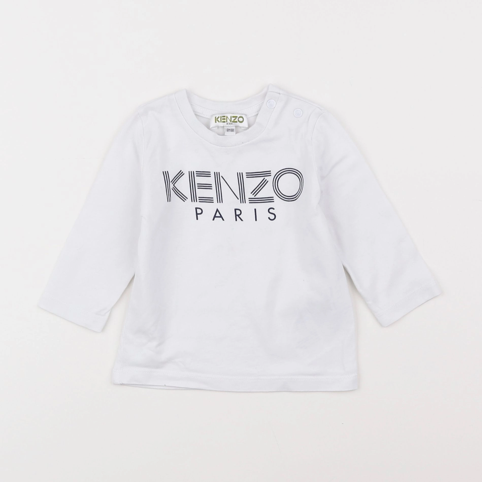 Kenzo - tee-shirt blanc - 6 mois