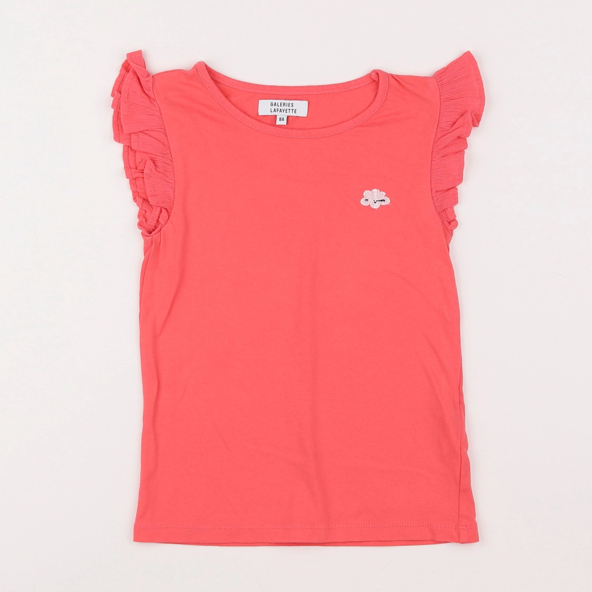 Galeries Lafayette - tee-shirt rose - 8 ans