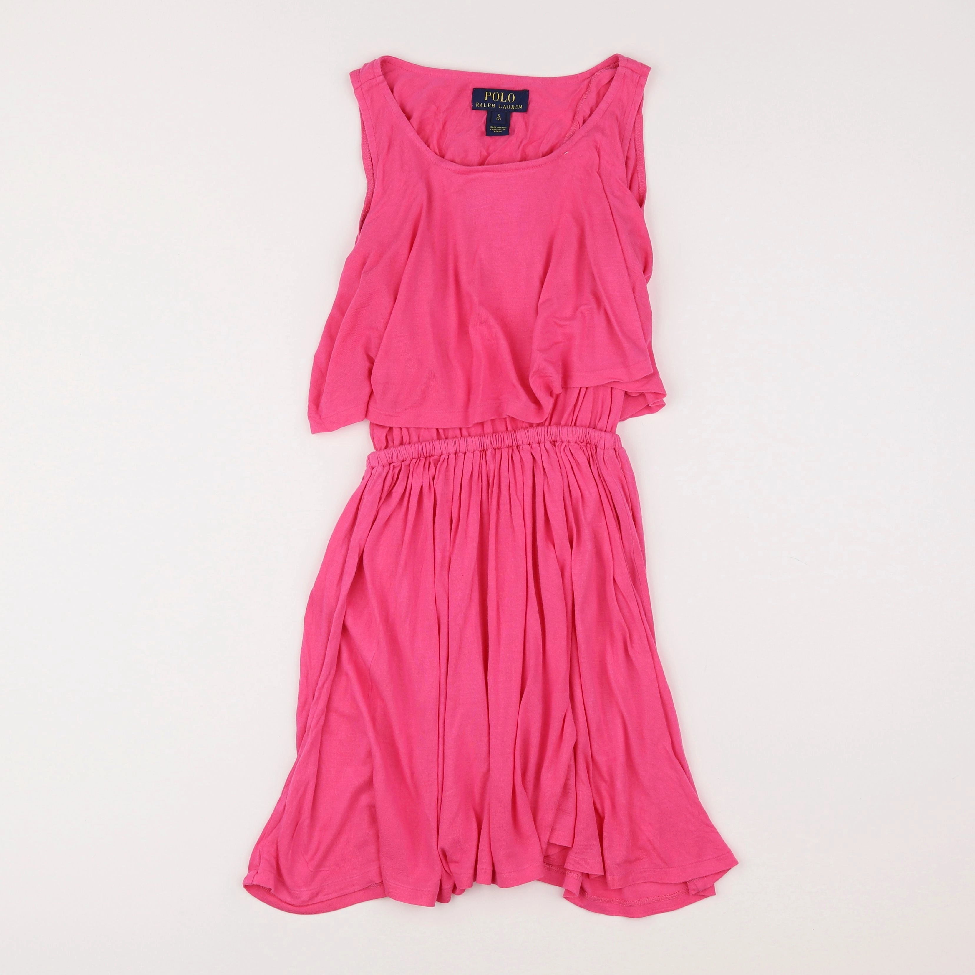 Ralph Lauren - robe rose - 7 ans