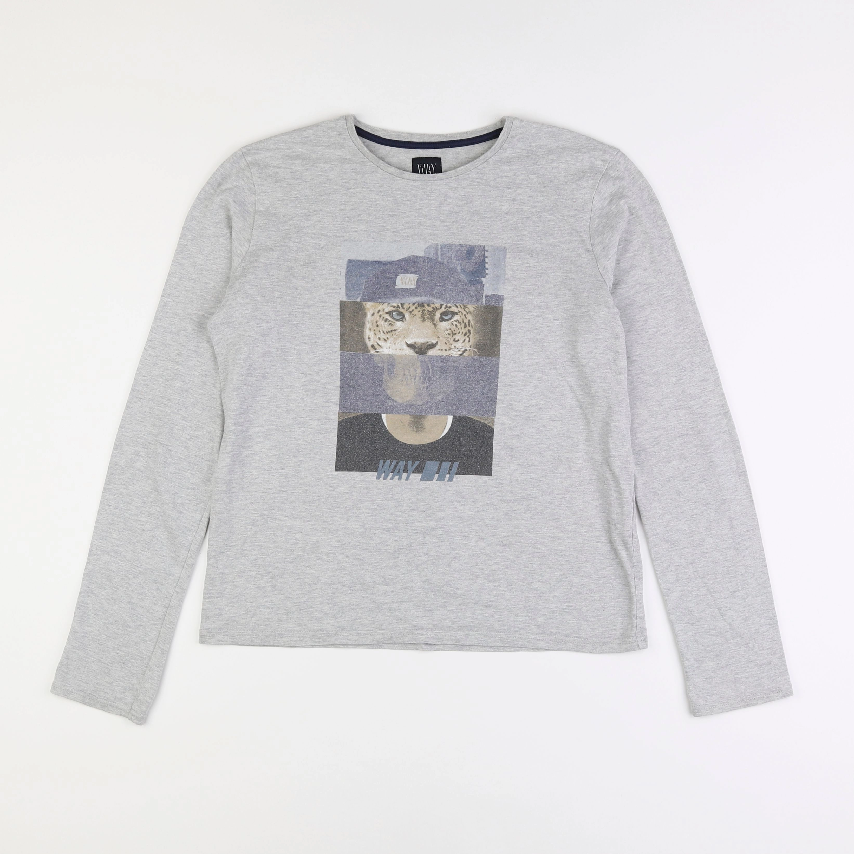 IKKS - tee-shirt gris - 14 ans