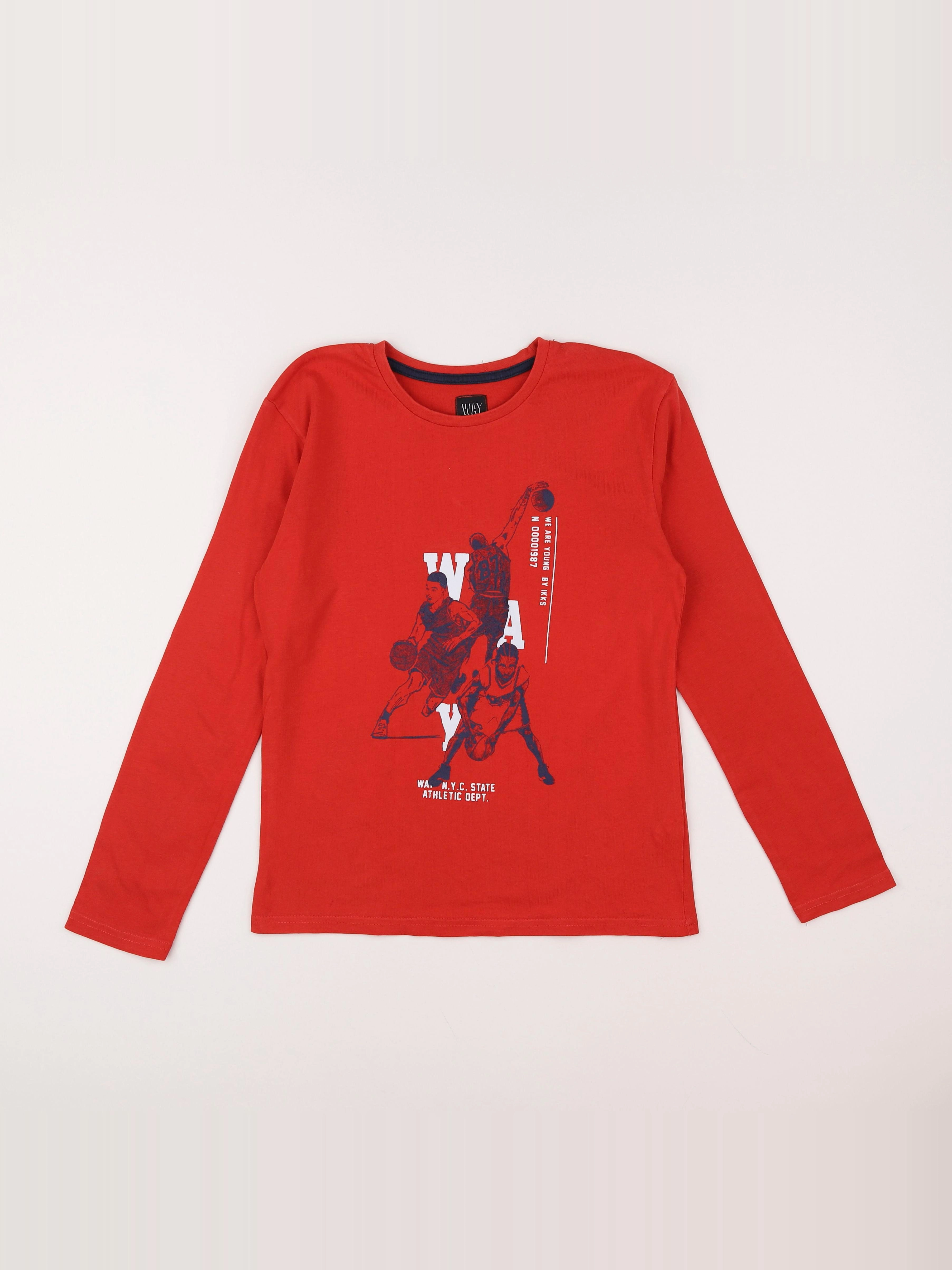 IKKS - tee-shirt rouge - 12 ans
