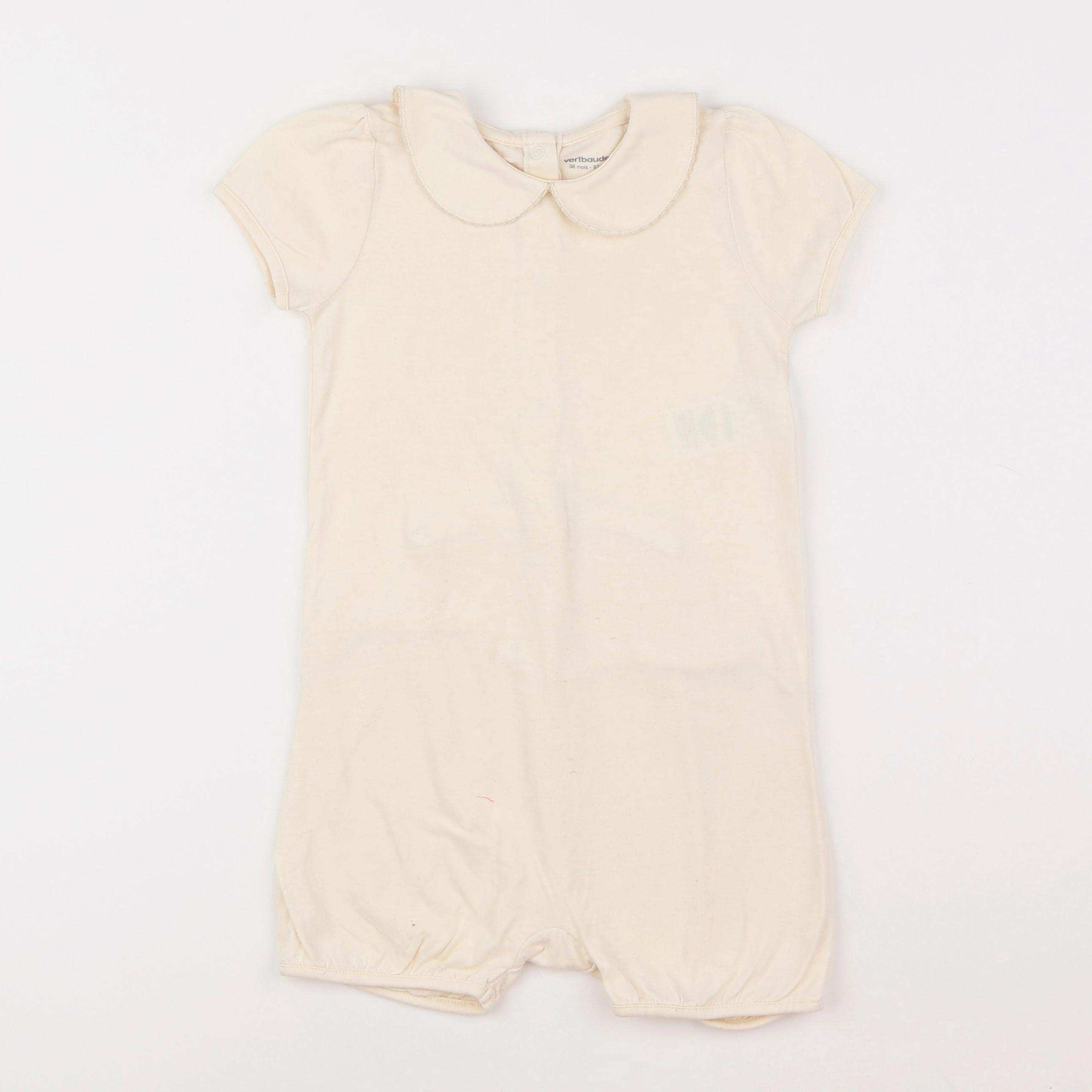 Vertbaudet - pyjama coton beige - 3 ans