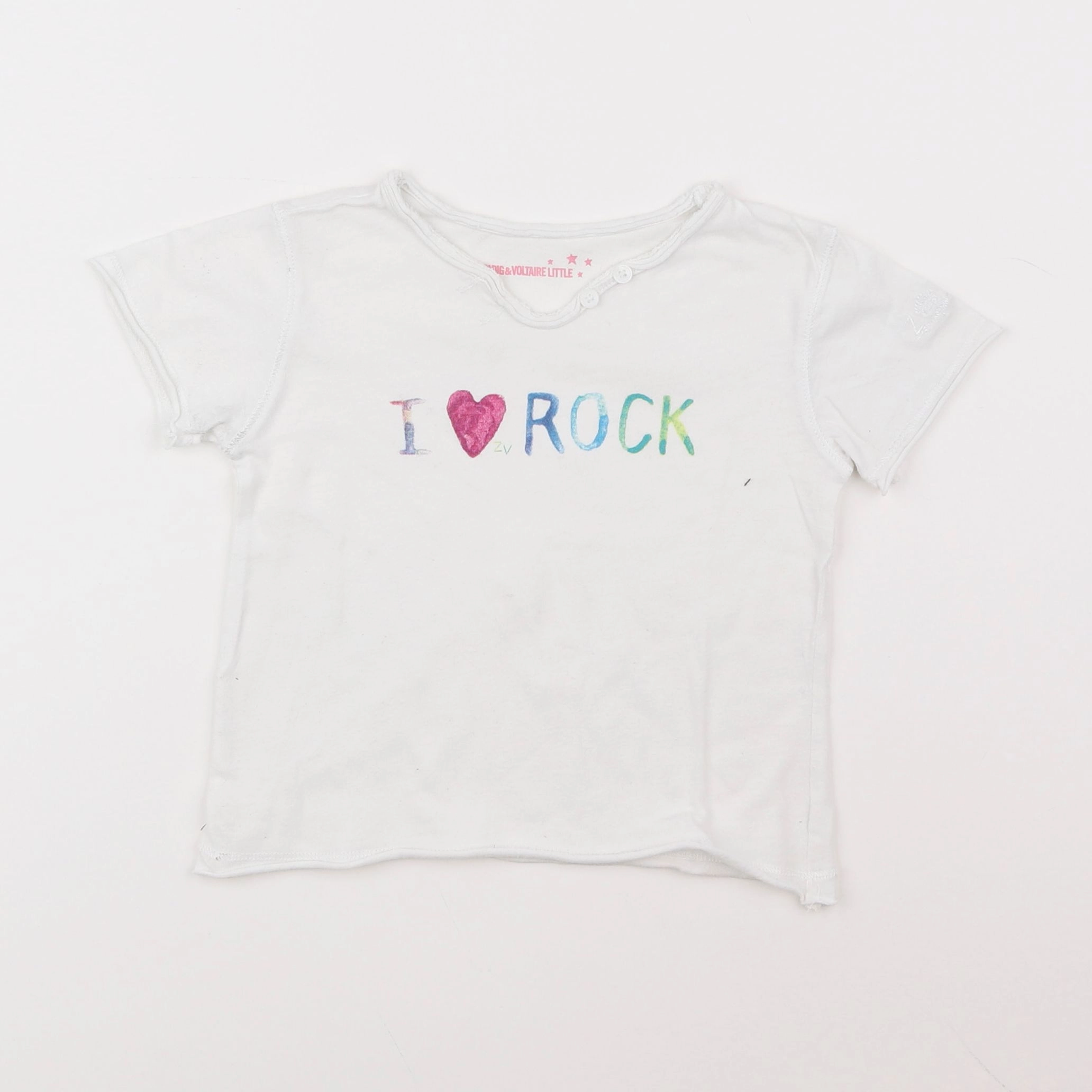 Zadig & Voltaire - tee-shirt blanc - 2 ans