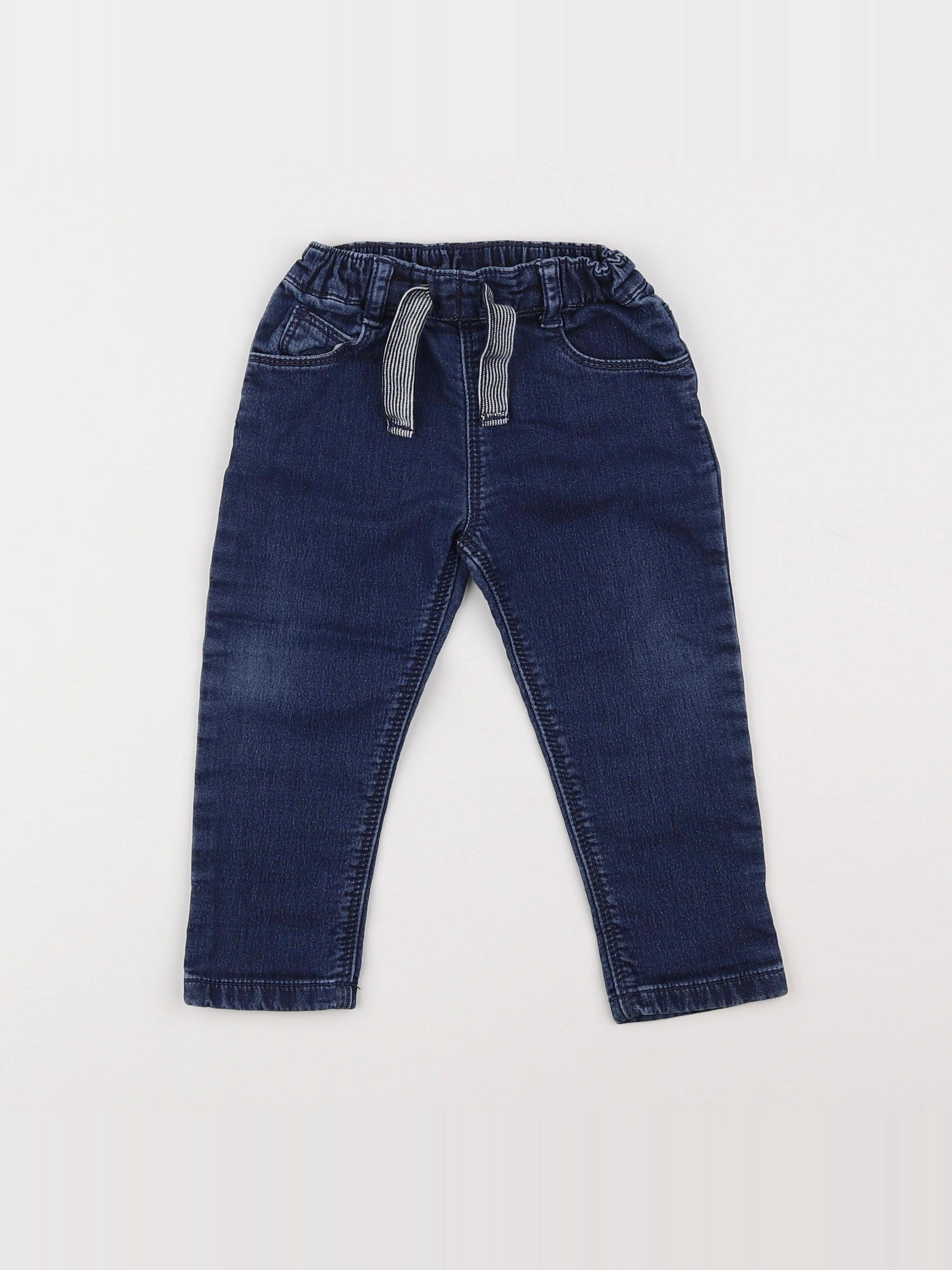 Petit Bateau - jean bleu - 18 mois