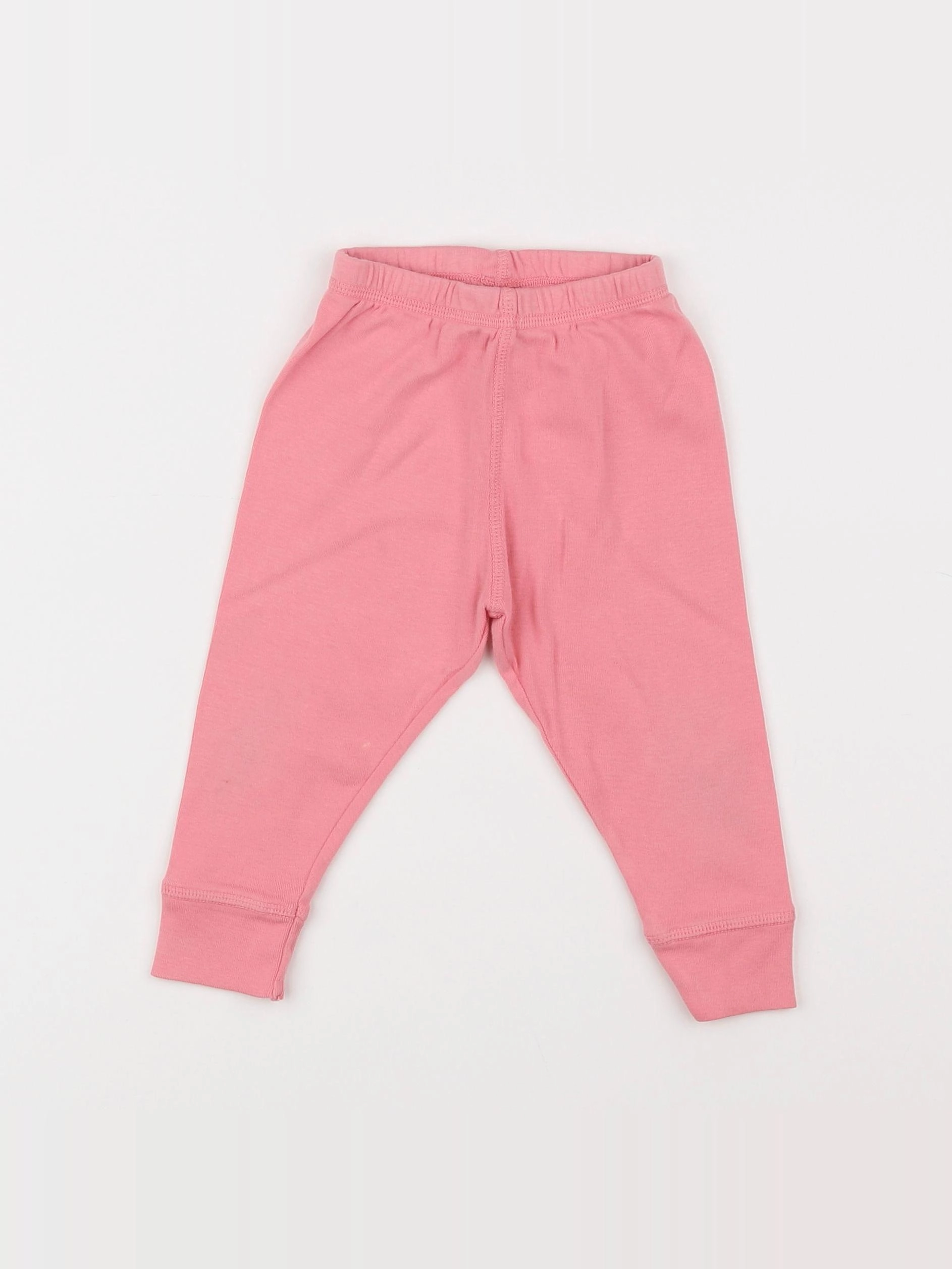 Bonton - legging rose - 12 mois
