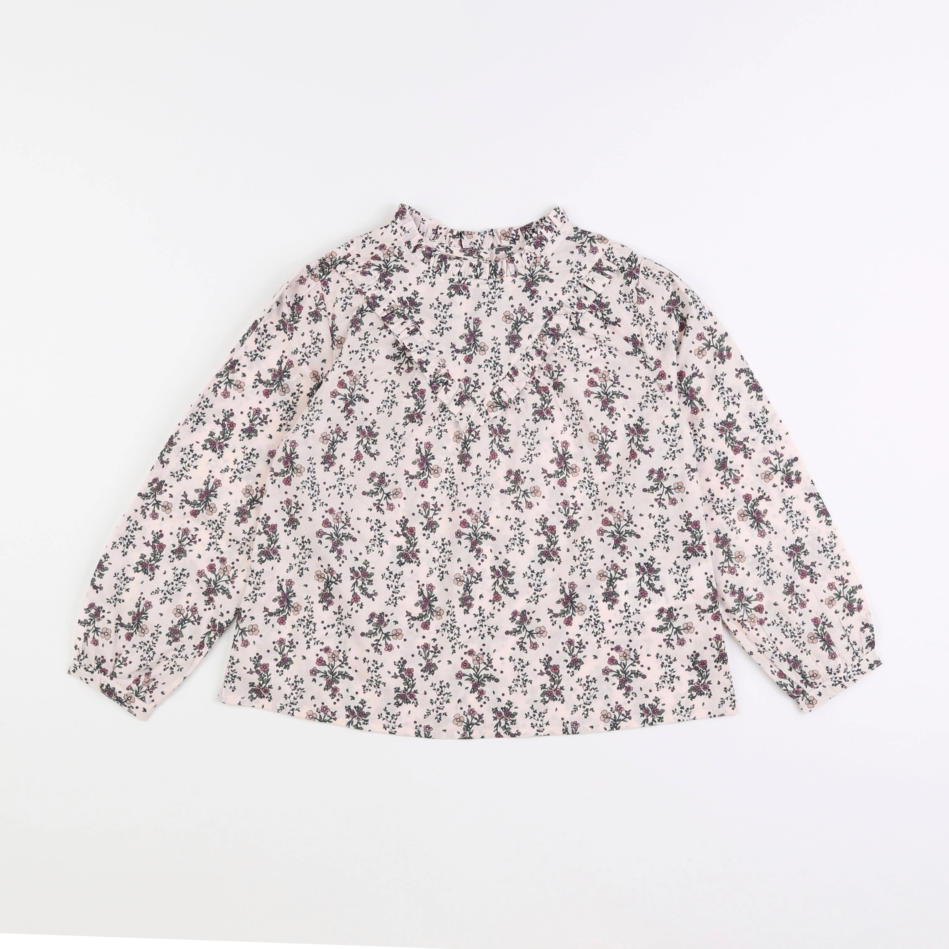 Vertbaudet - blouse rose - 7 ans