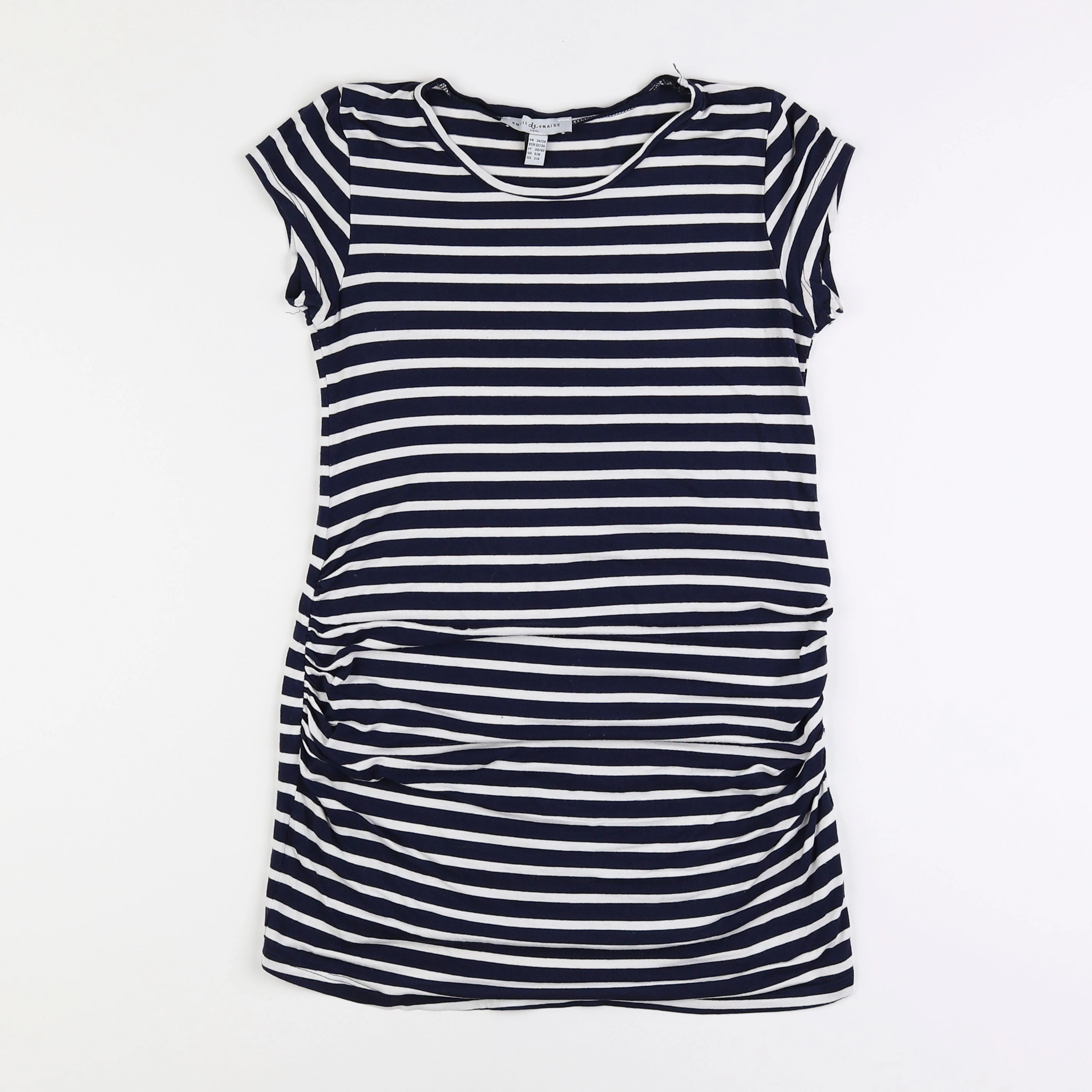 Envie de fraise - tee-shirt grossesse bleu - 34 à 36