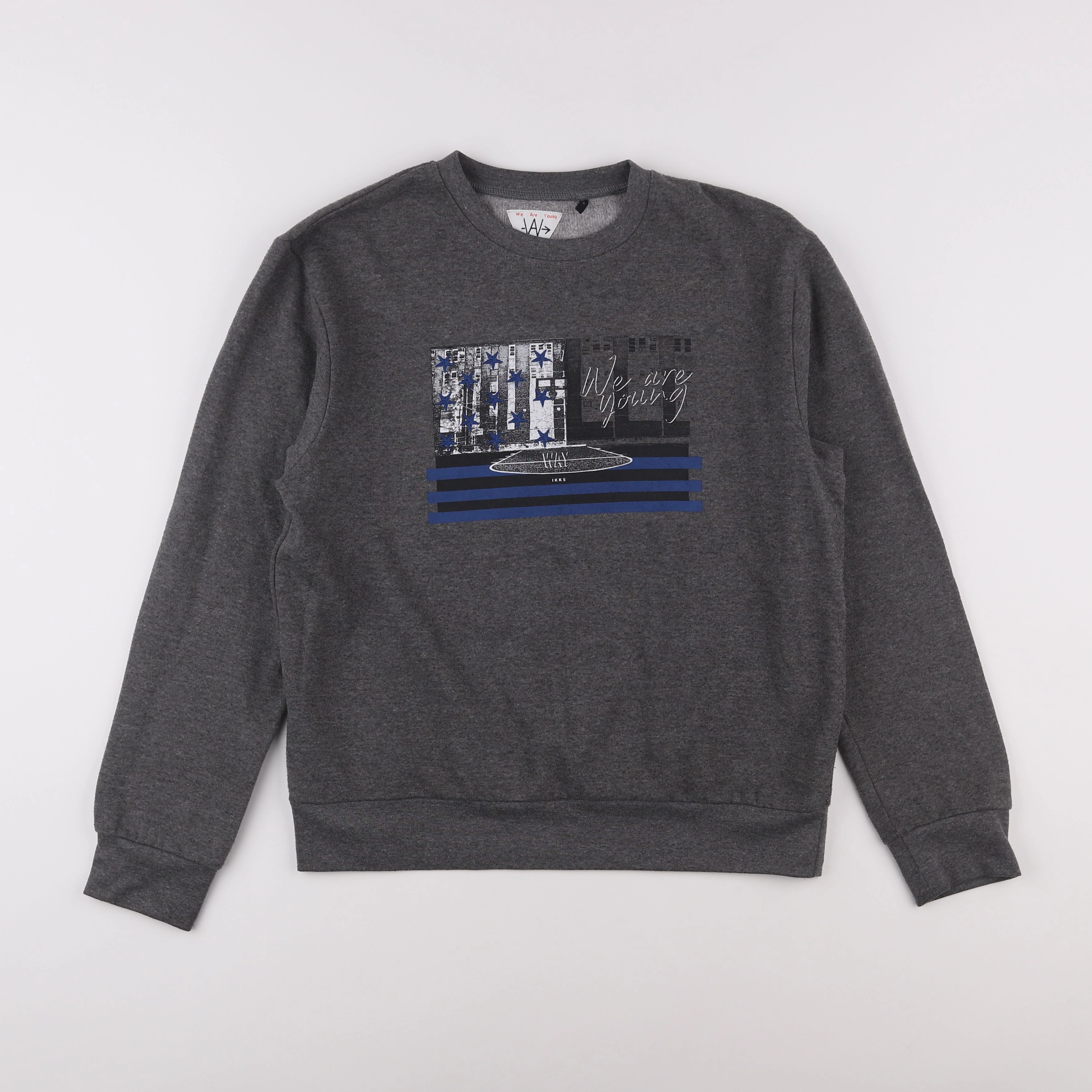 IKKS - sweat gris - 14 ans