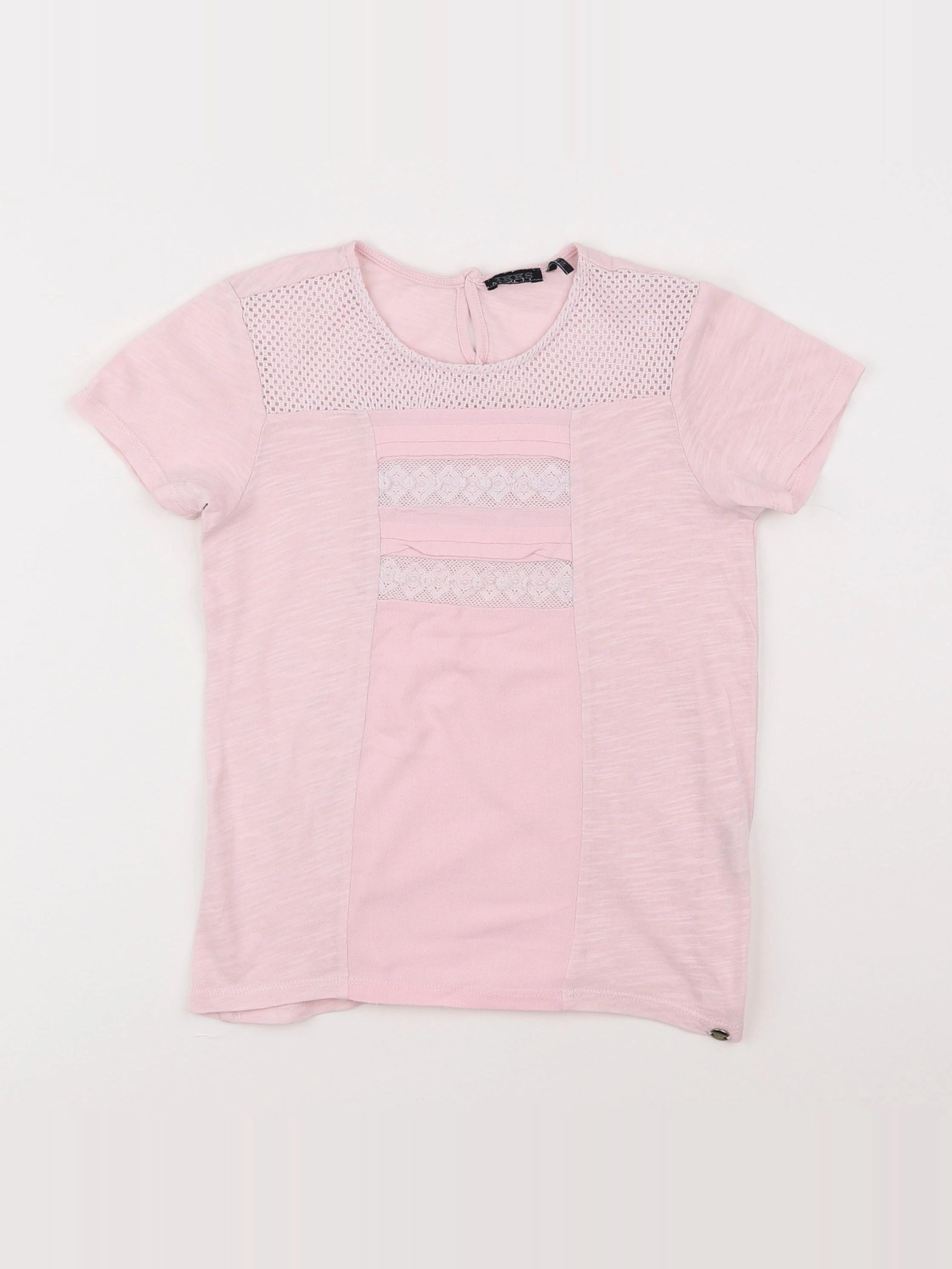 IKKS - tee-shirt rose - 6 ans