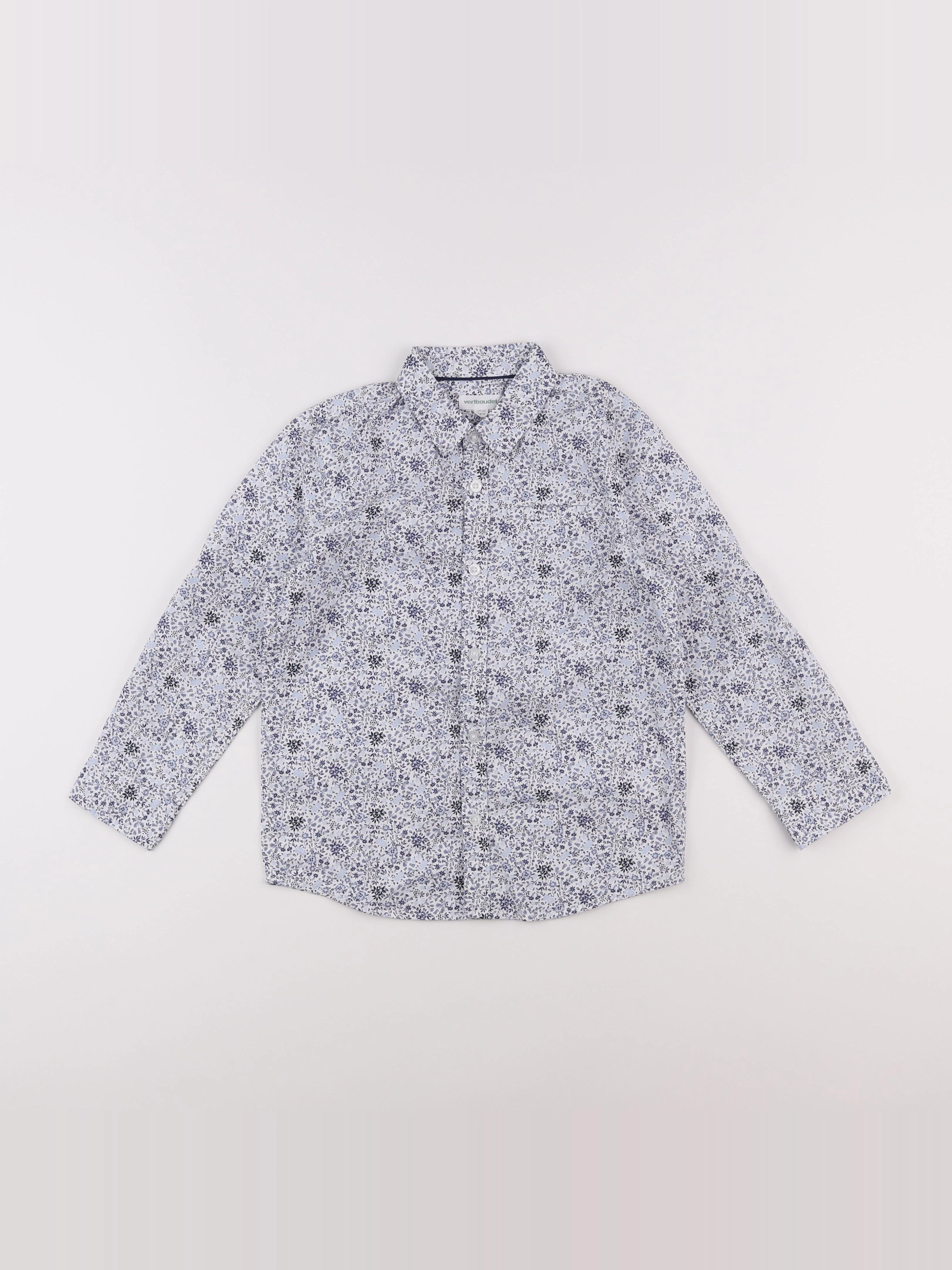 Vertbaudet - chemise bleu - 8 ans