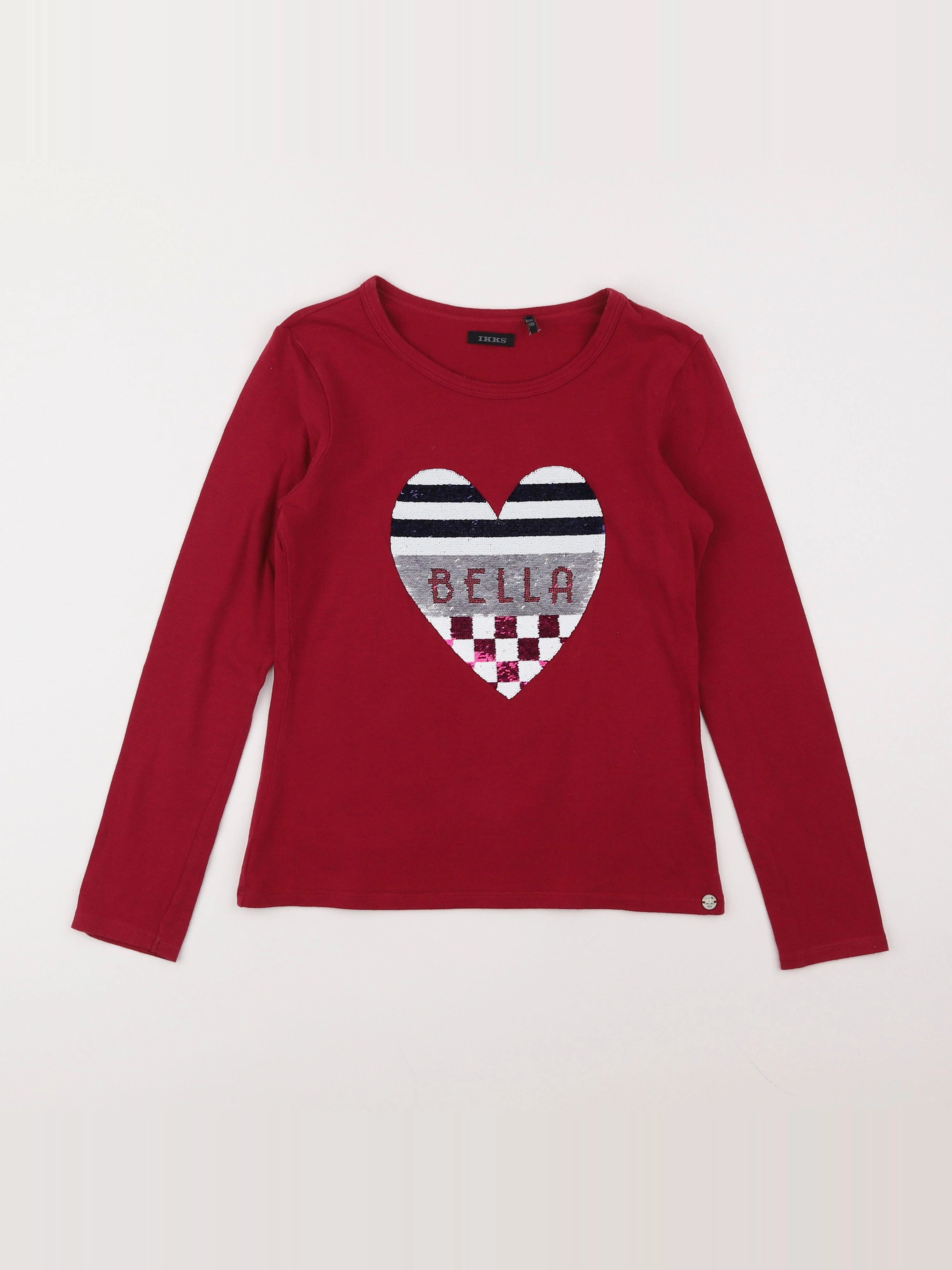 IKKS - tee-shirt rouge - 10 ans