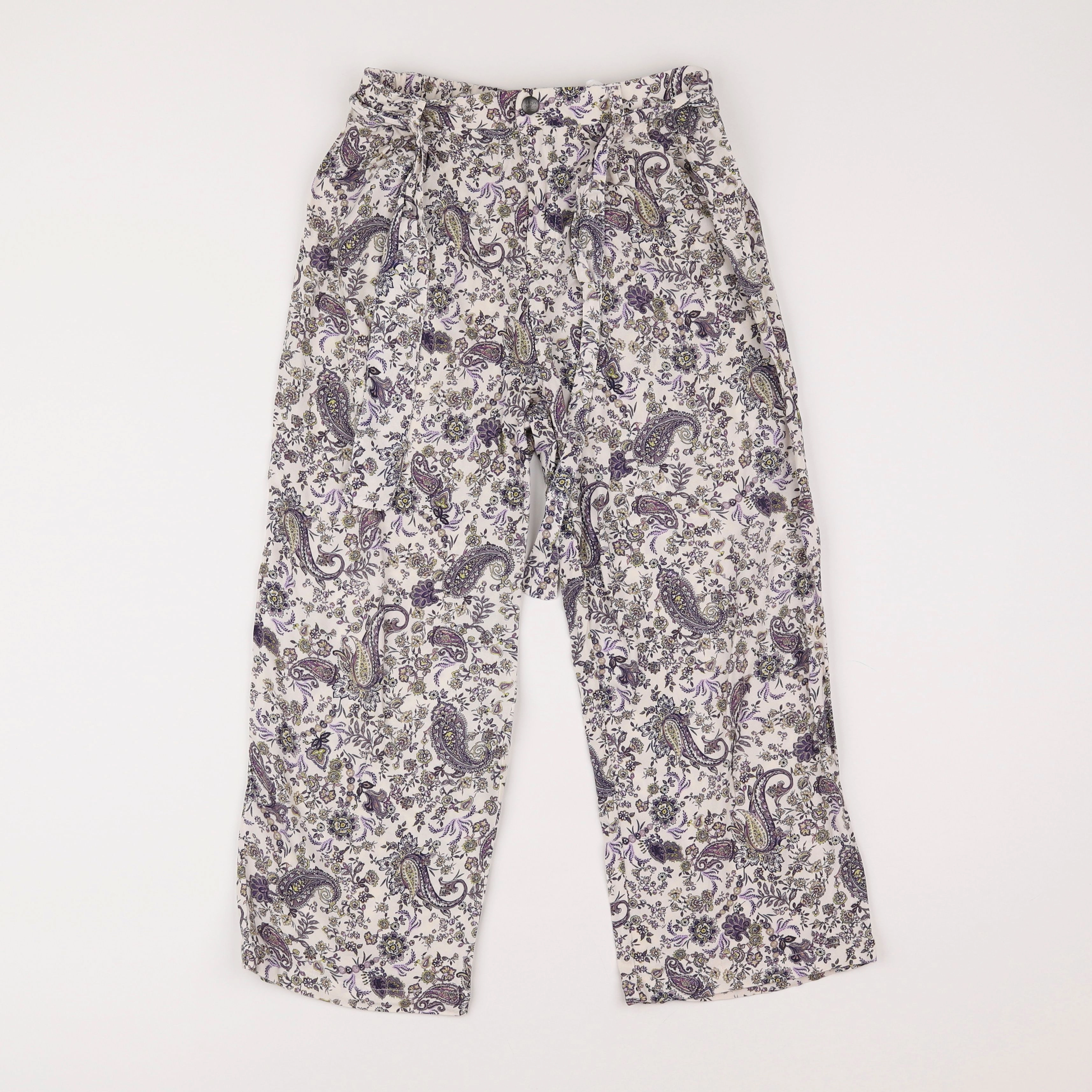 IKKS - pantalon blanc - 10 ans