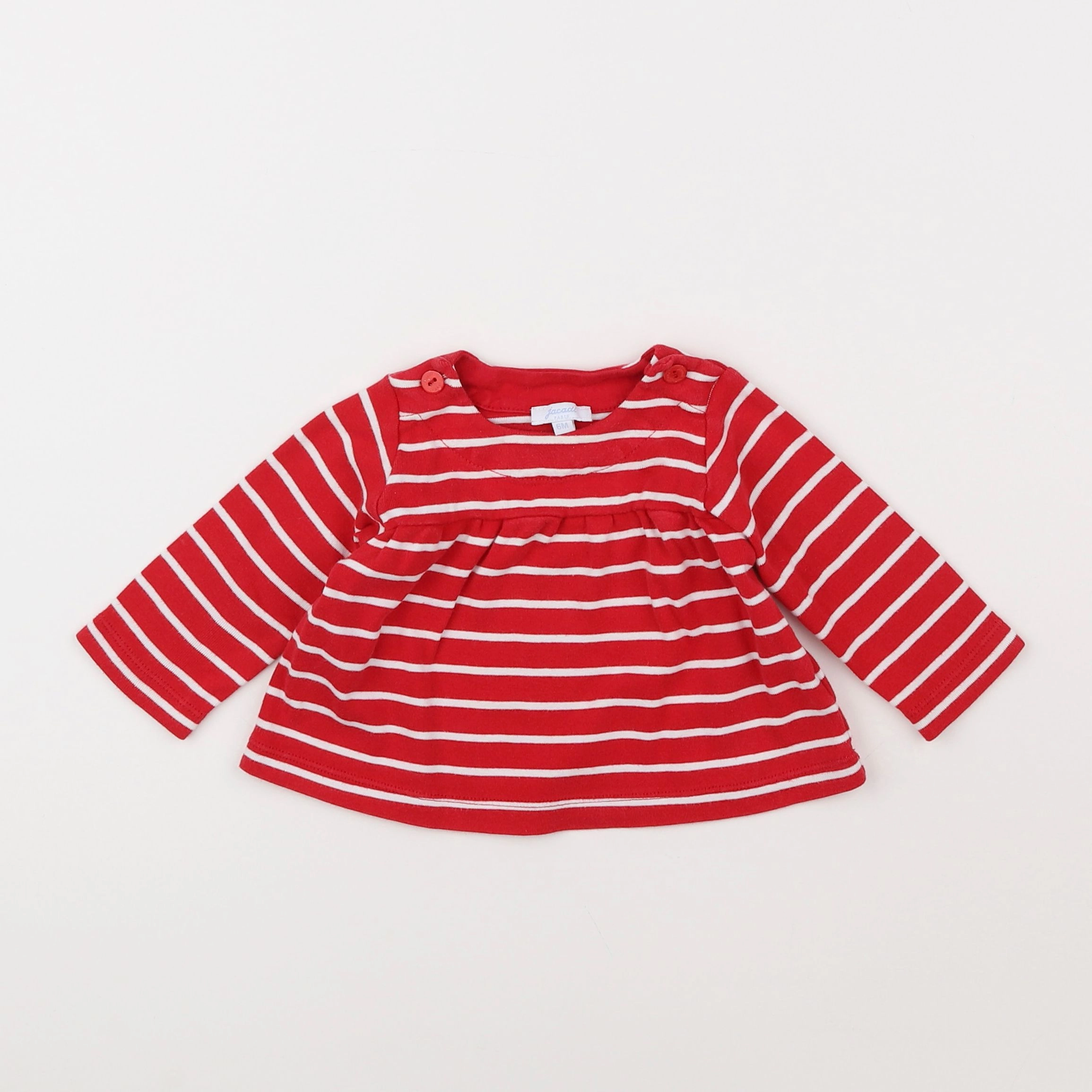Jacadi - tee-shirt rouge - 6 mois