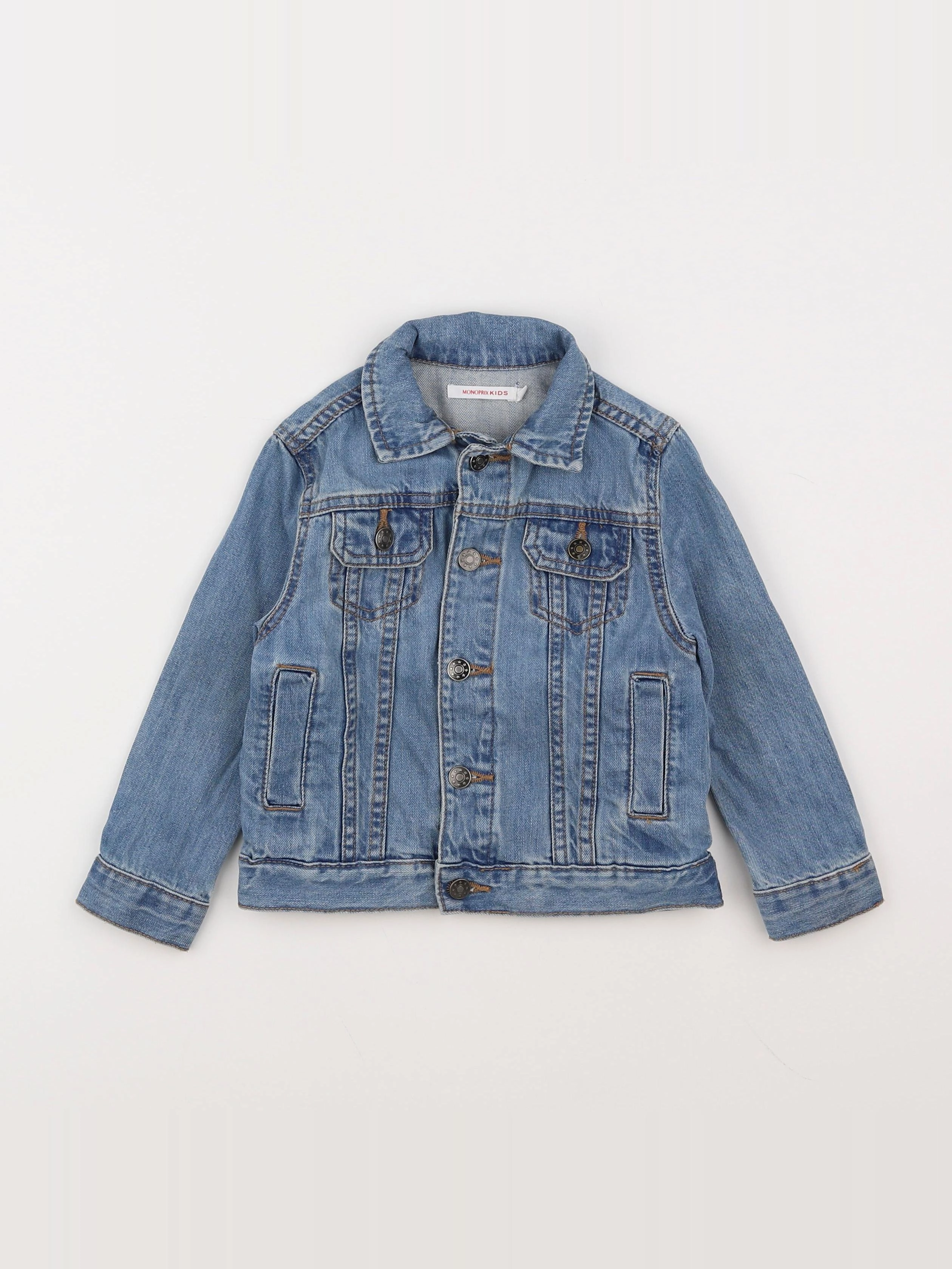Monoprix - veste bleu - 3 ans