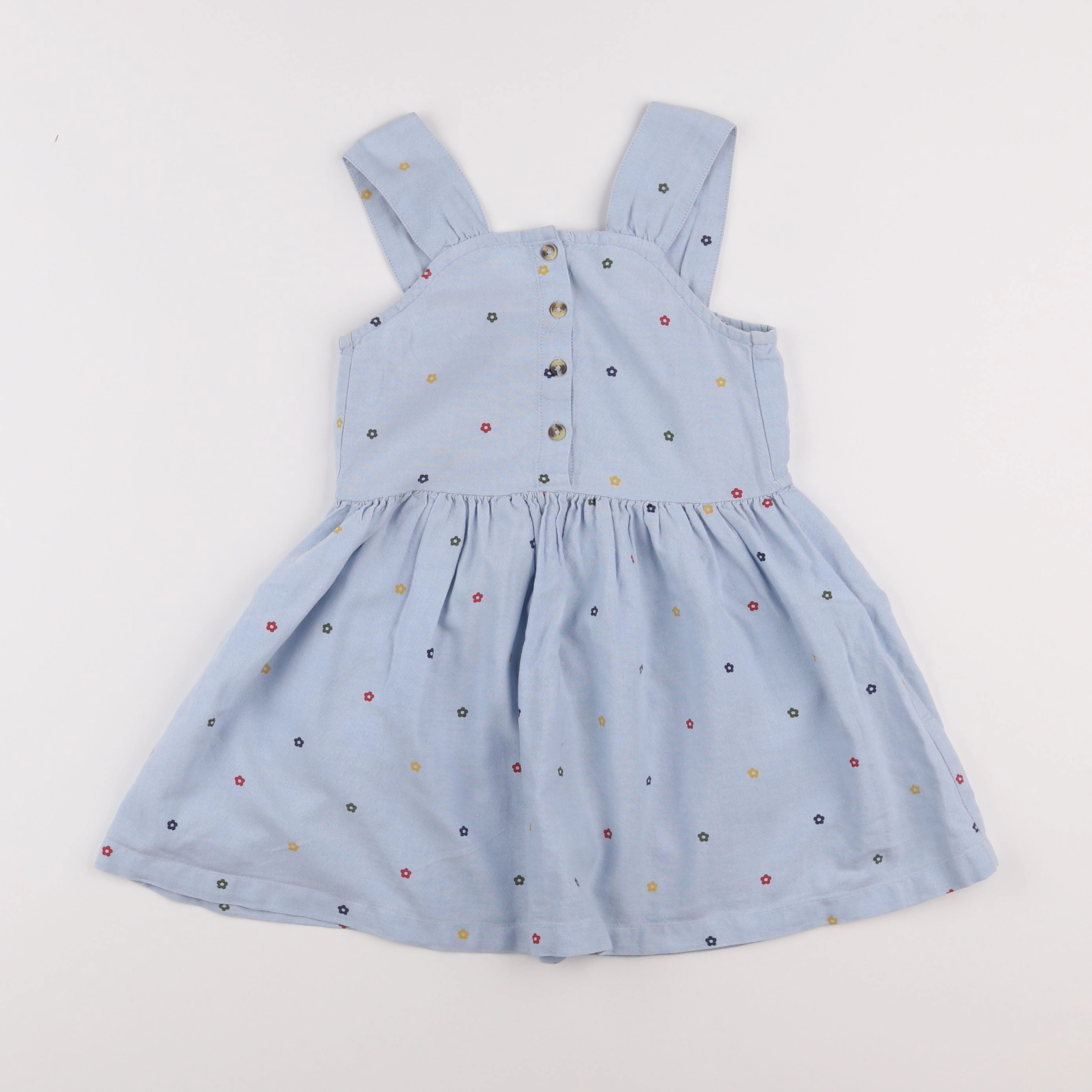 Monoprix - robe bleu - 3 ans