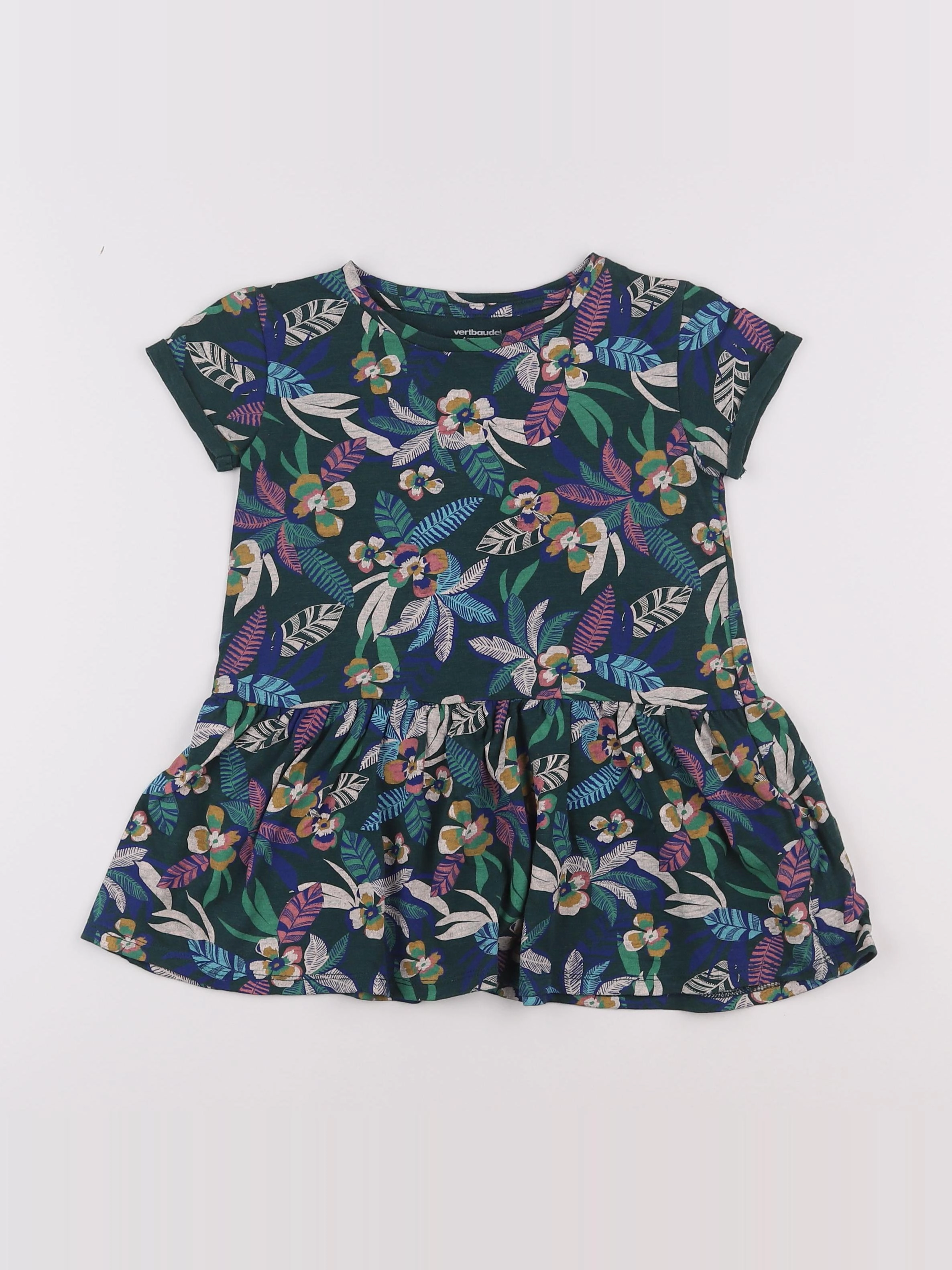 Vertbaudet - robe multicolore - 3 ans