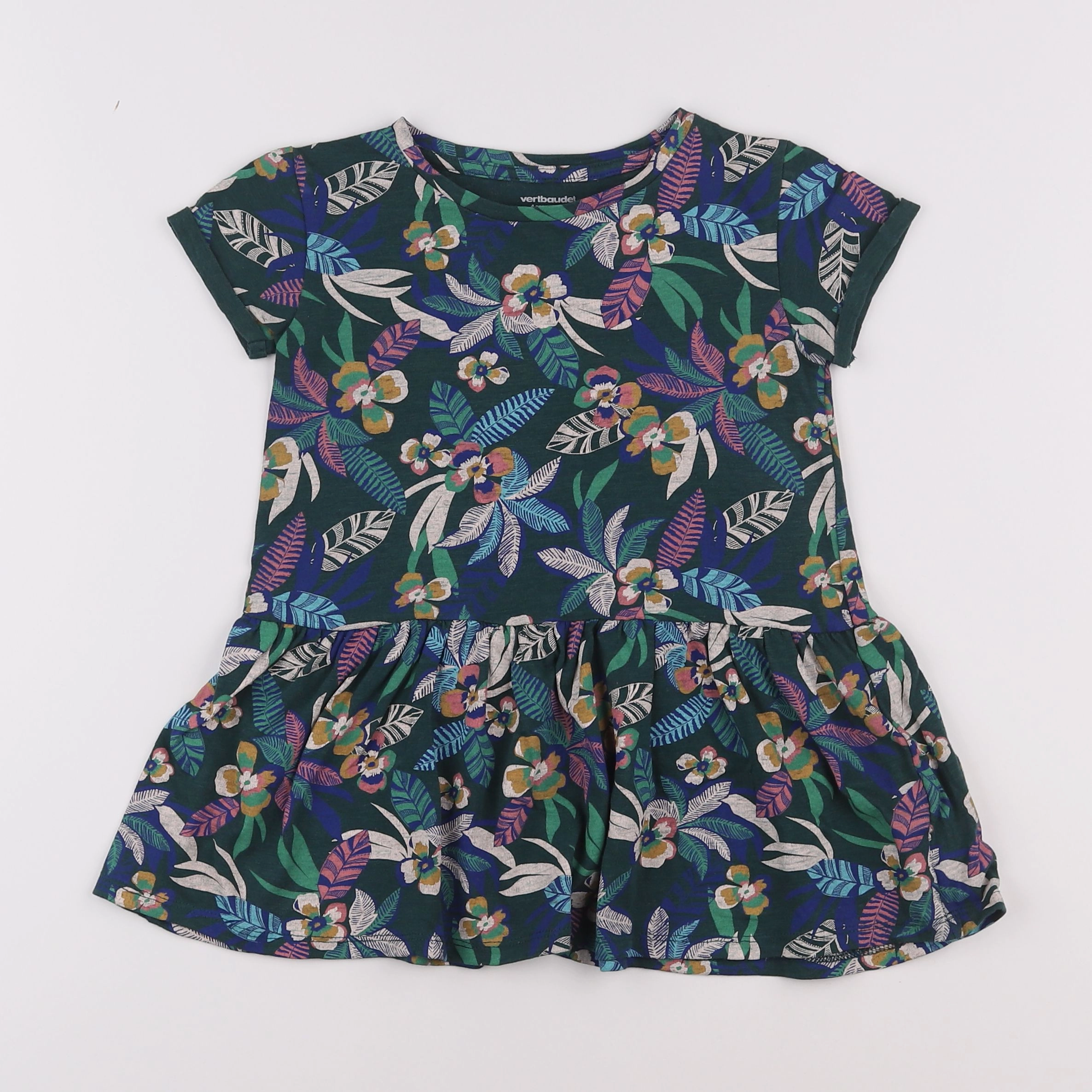 Vertbaudet - robe multicolore - 3 ans