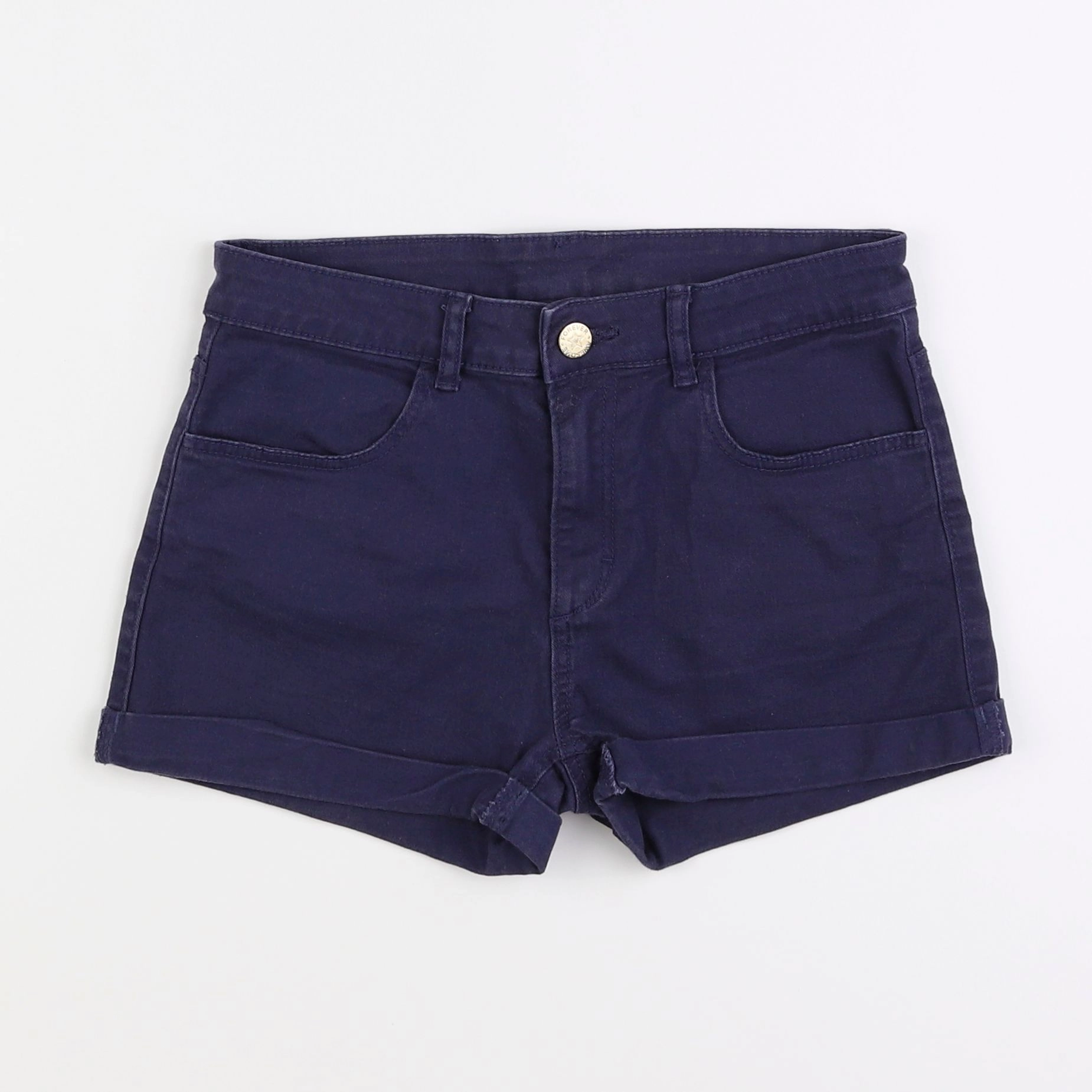 H&M - short bleu - 12/13 ans