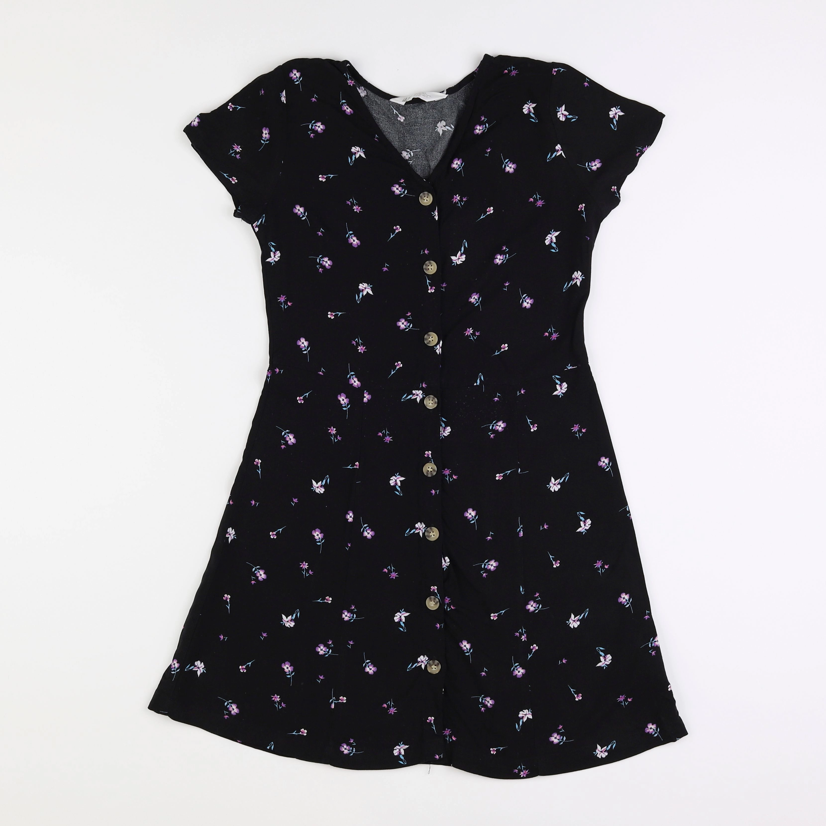 H&M - robe noir - 11/12 ans