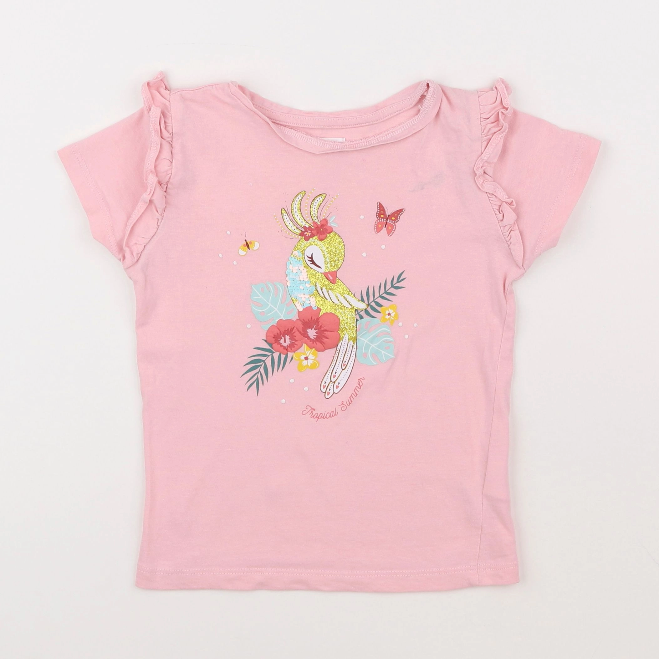 Storytelling - tee-shirt rose - 5 ans