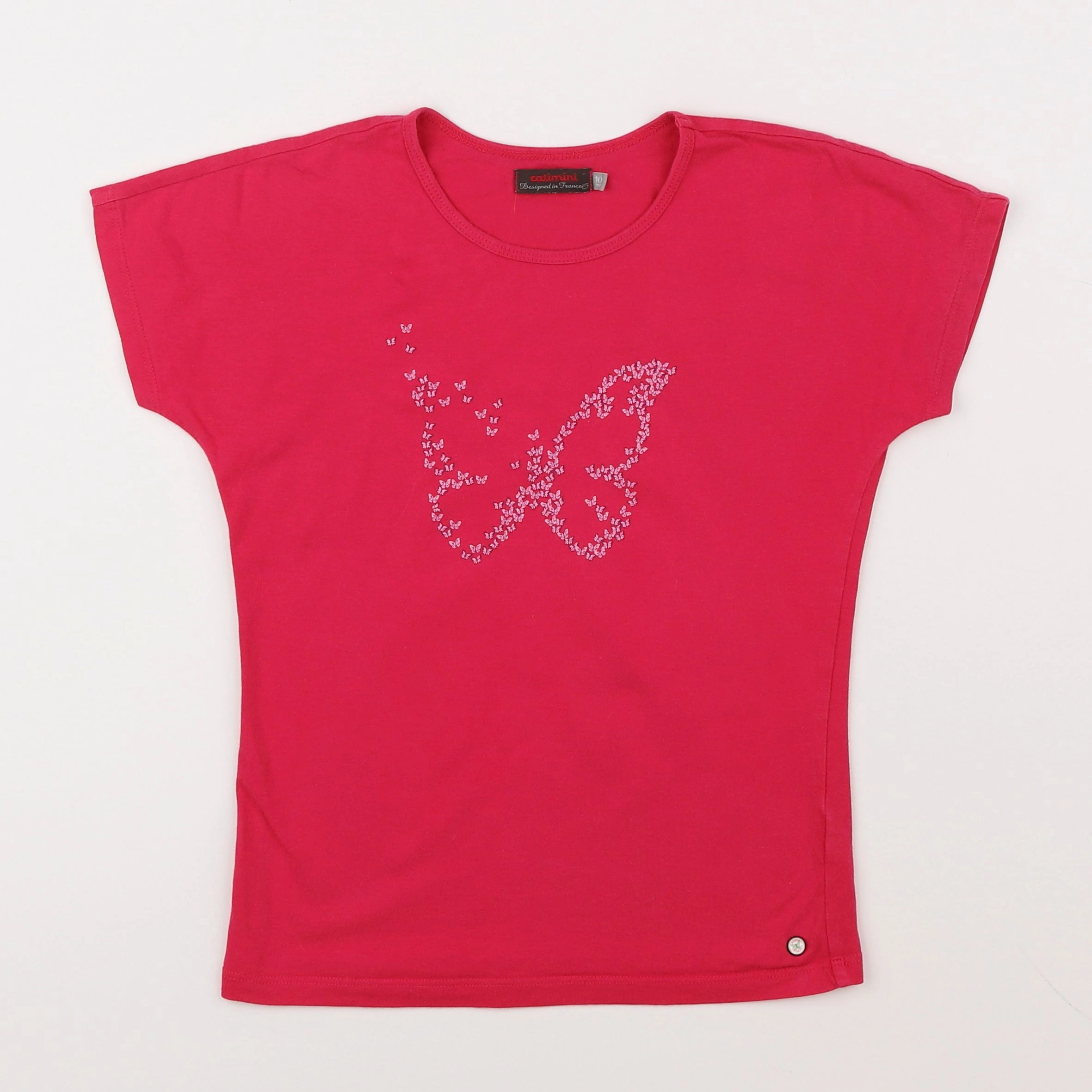 Catimini - tee-shirt rose - 10 ans