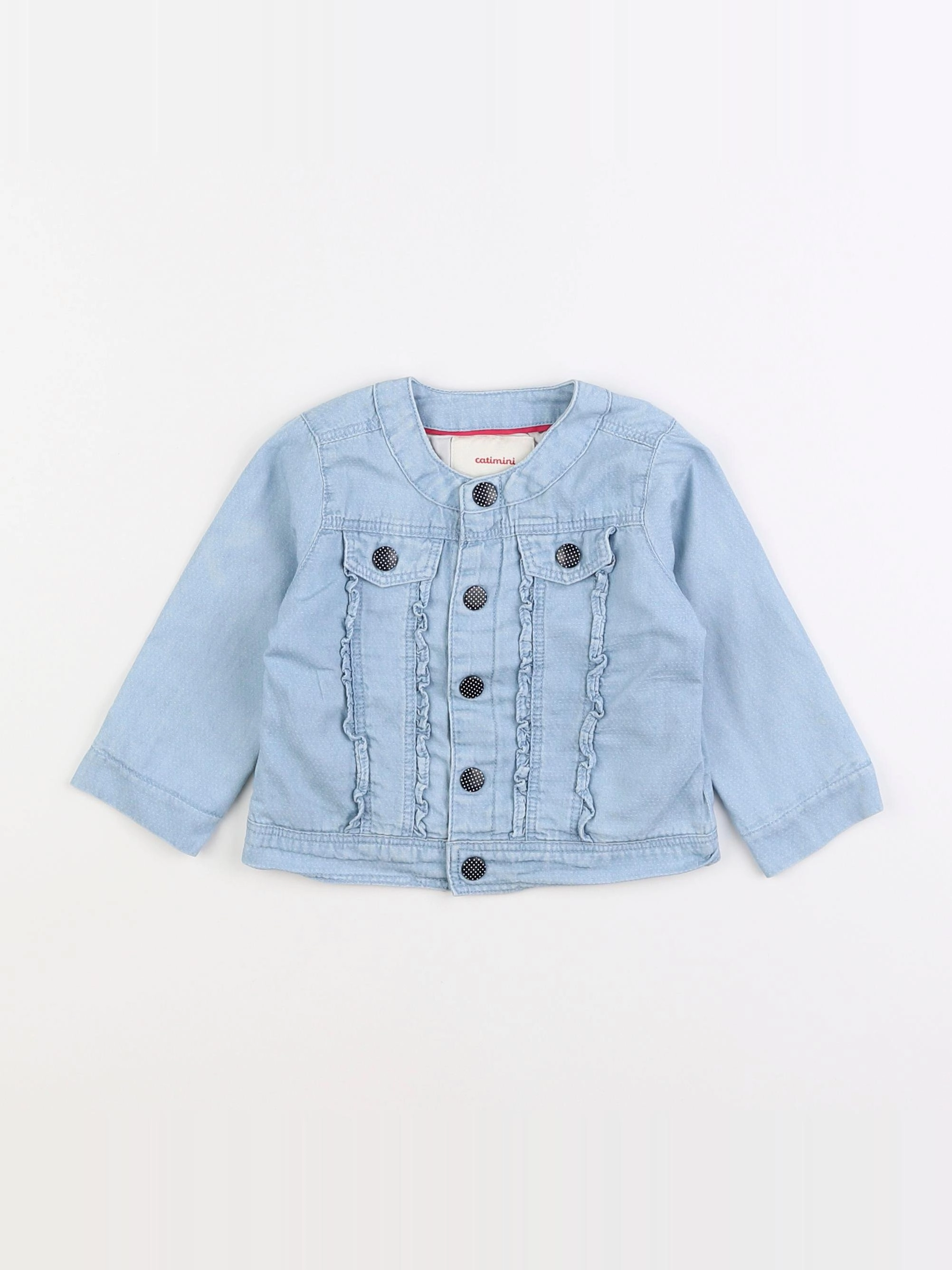 Catimini - veste bleu - 9 mois