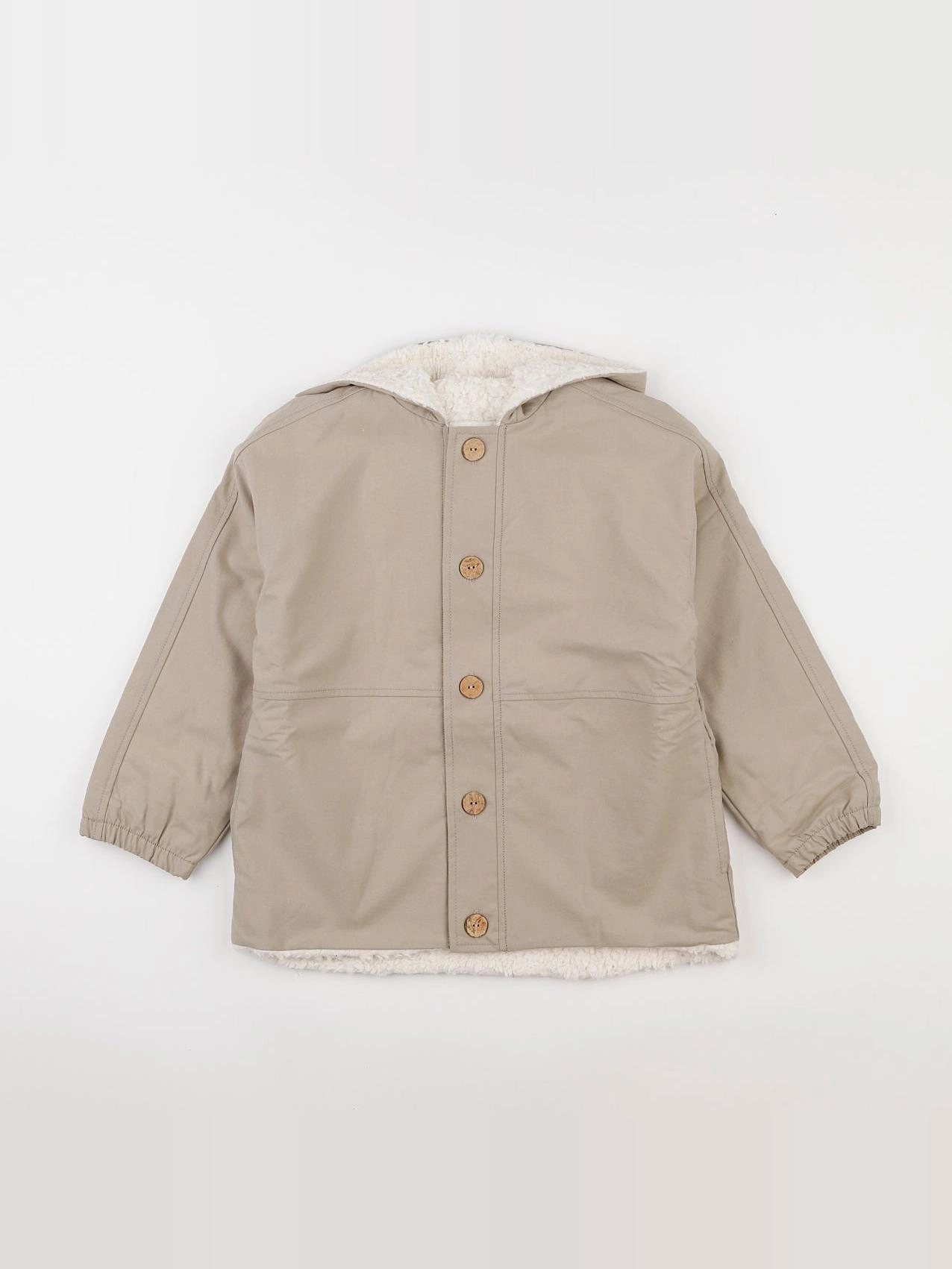 Play Up - manteau taupe - 12 ans