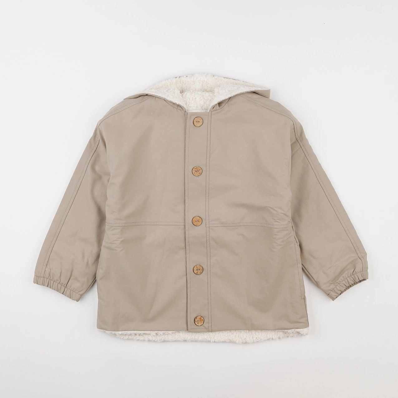 Play Up - manteau taupe - 12 ans