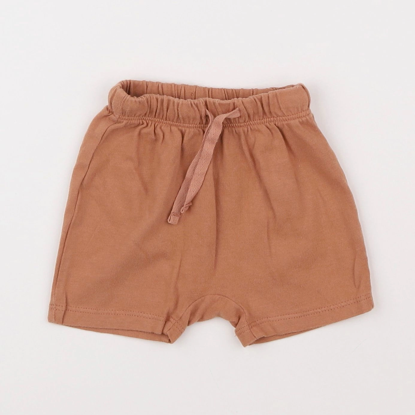 H&M - short marron - 3/6 mois