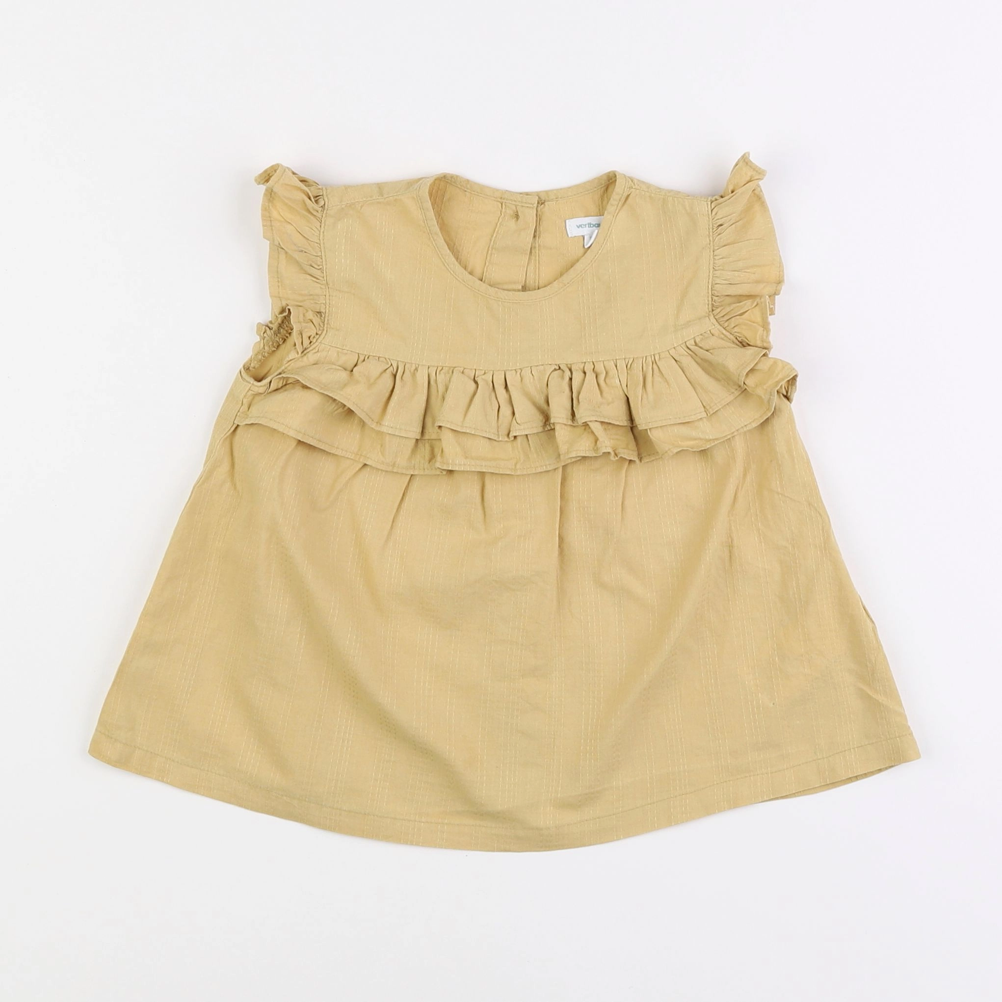 Vertbaudet - blouse jaune - 3 ans