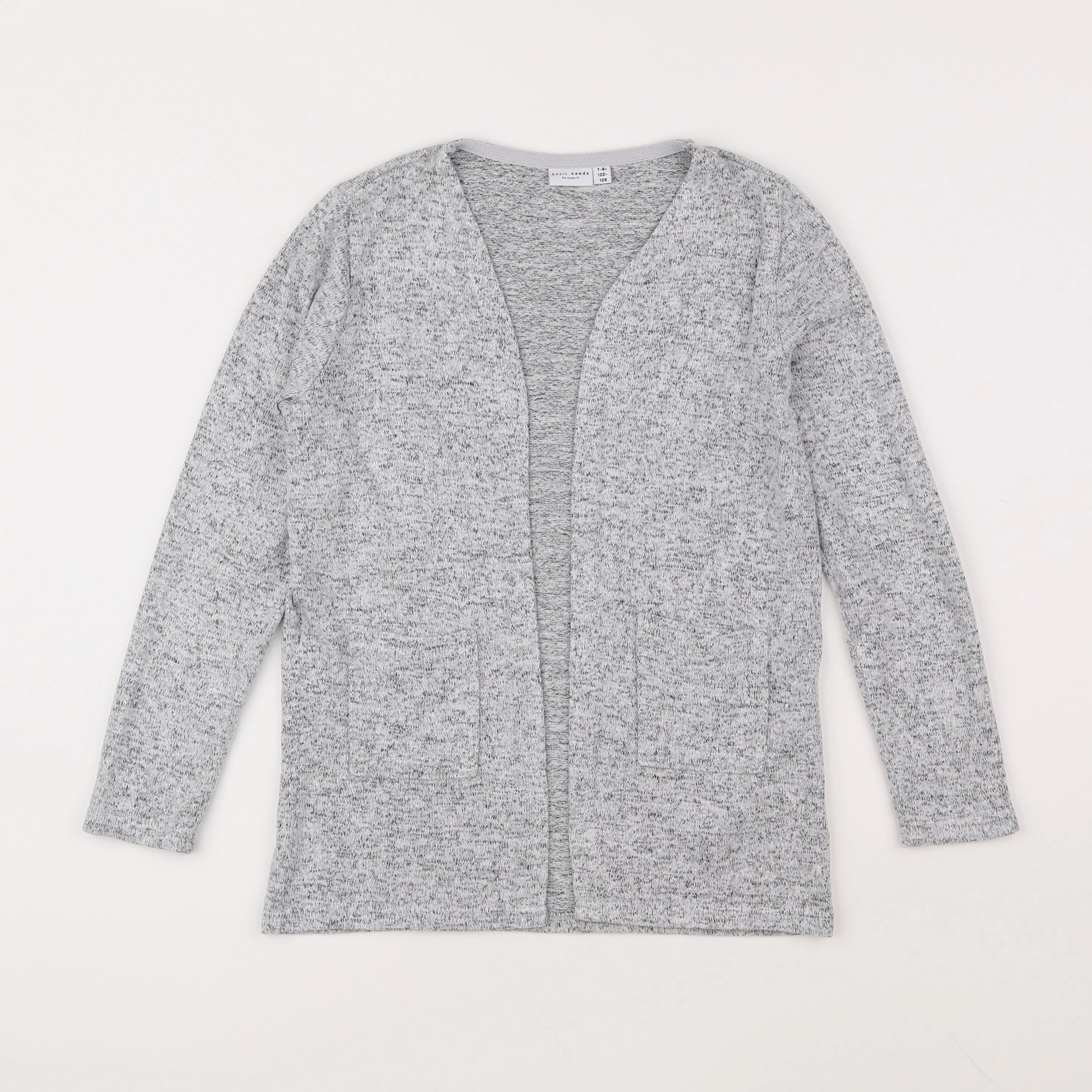 Name it - gilet gris - 7/8 ans